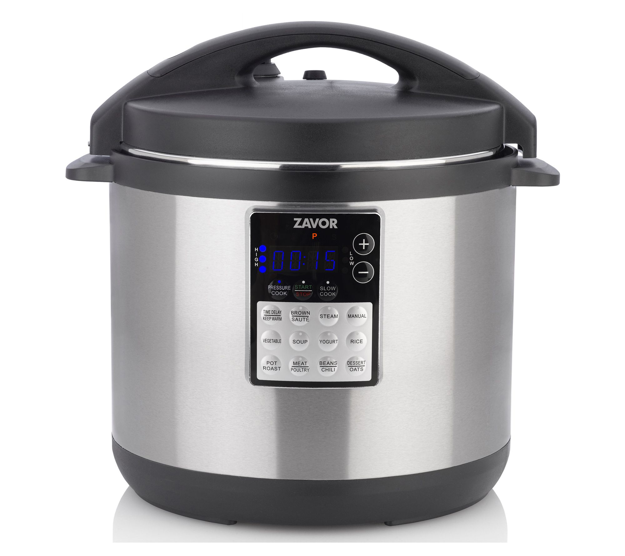 Zavor LUX LCD 6 Qt. Stainless Steel Electric Pressure Cooker with