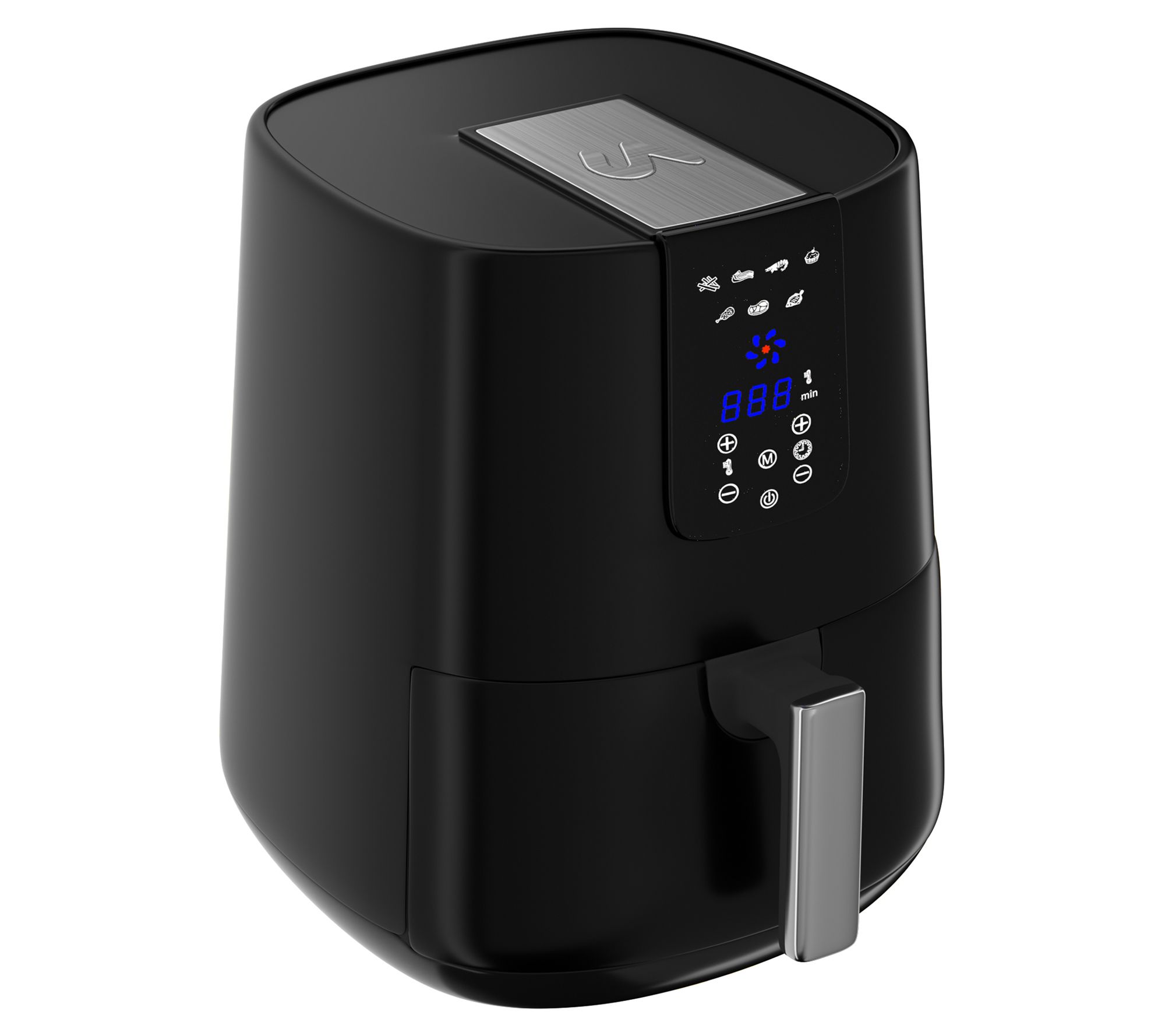 Chefman Turbofry Digital Touch Dual Basket Air Fryer, XL 9 Qt, 1500W, Black