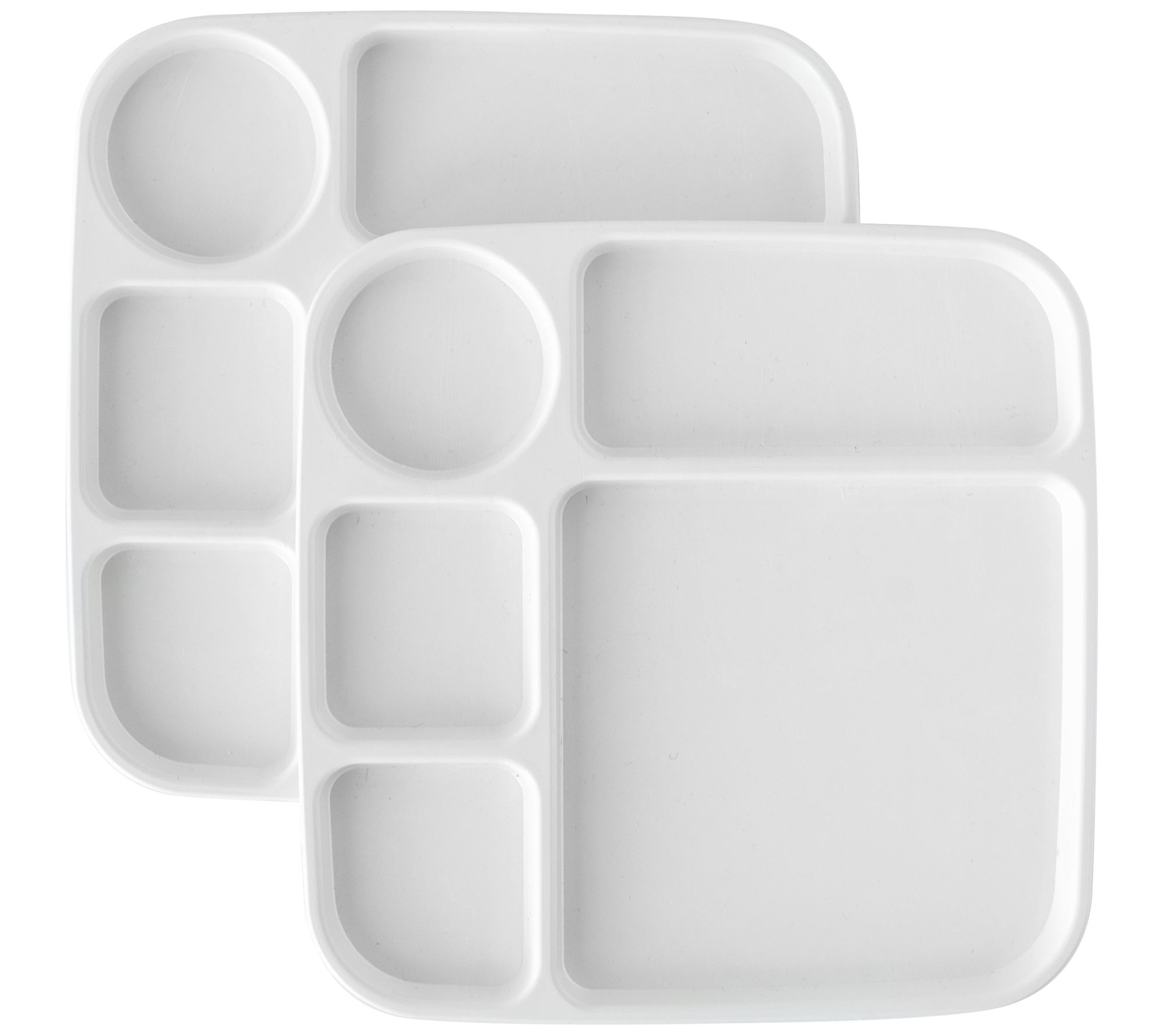 Nordic Ware Set of 2 Microware Divided Meal Tra ys