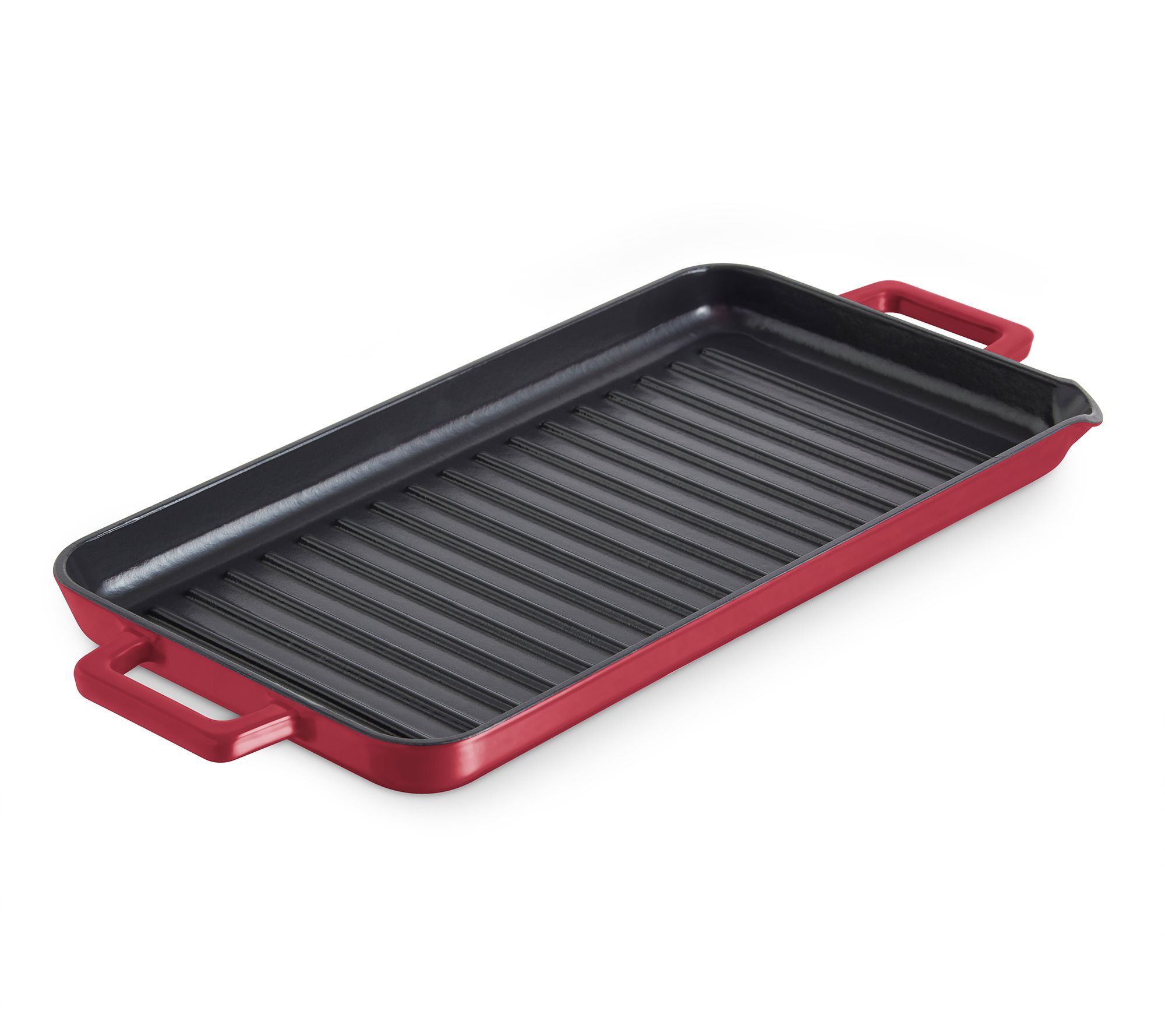 Zakarian byDash Nonstick Cast Iron Double Burner Grill Pan