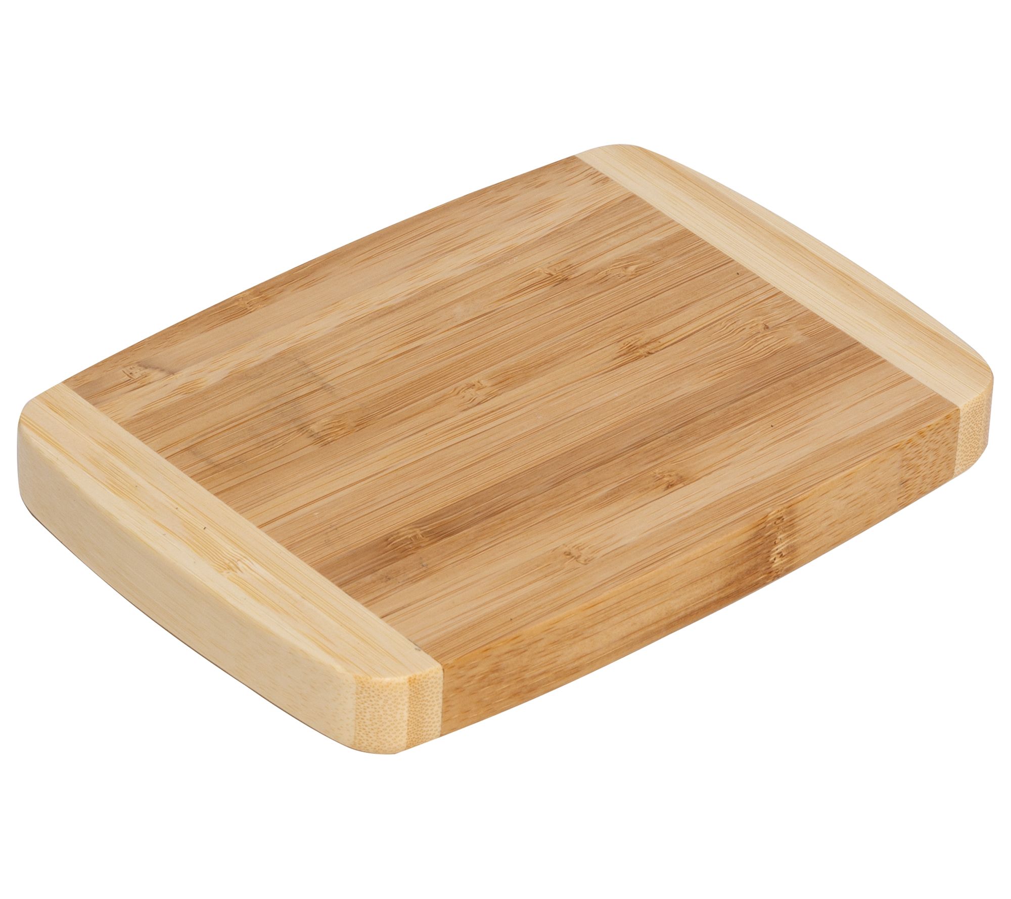 Farberware 12x18 Acacia Cutting Board with Teal Handles - Cutting Boards