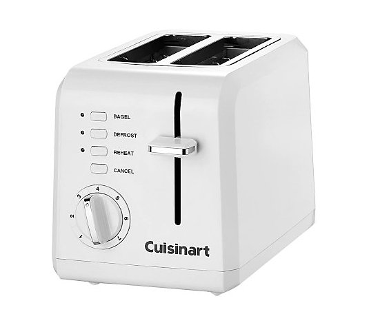Cuisinart 2-Slice Compact Plastic Toaster - Whi te