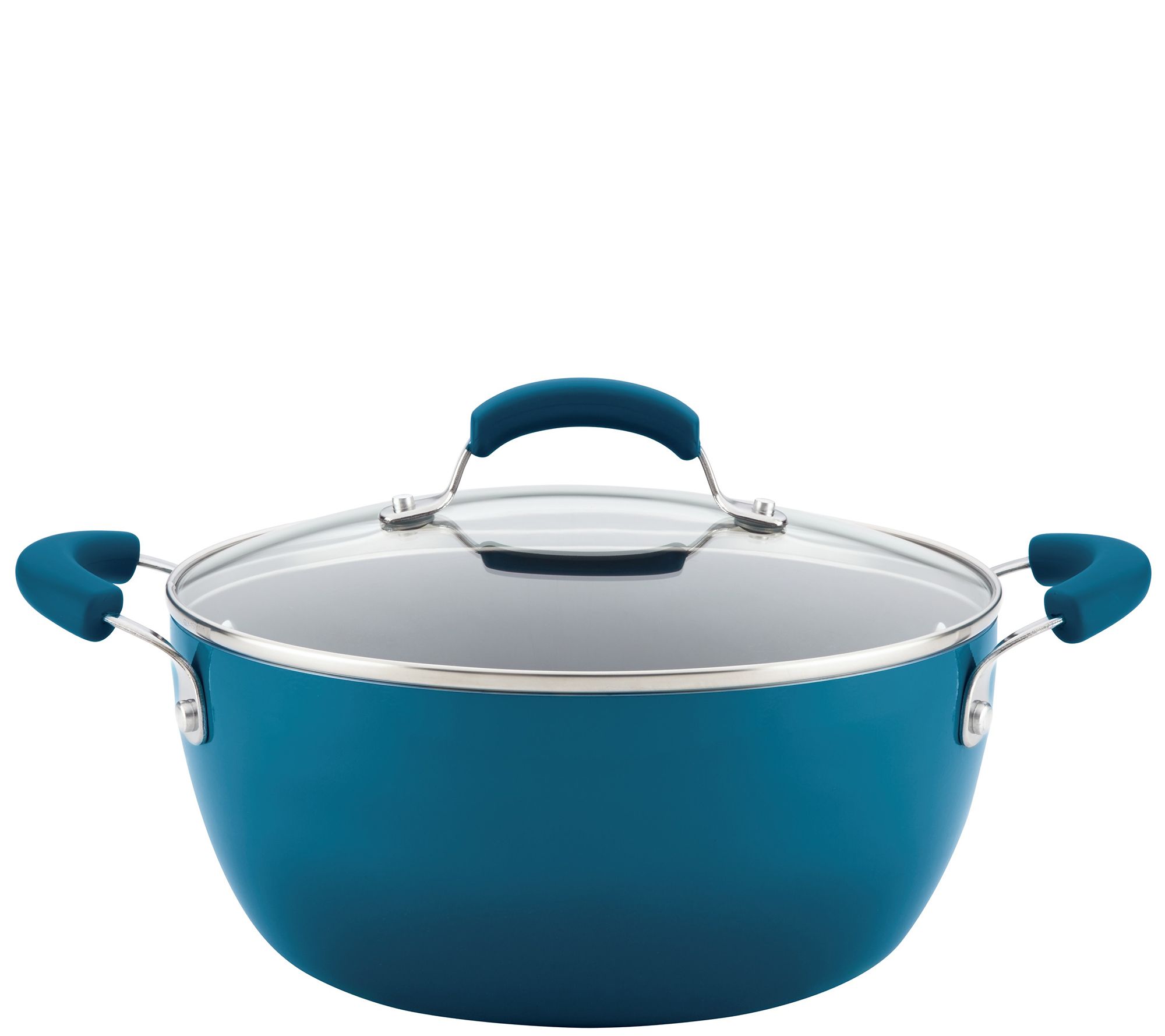 Rachael Ray 12 Porcelain Enameled Cast Iron Skillet on QVC 