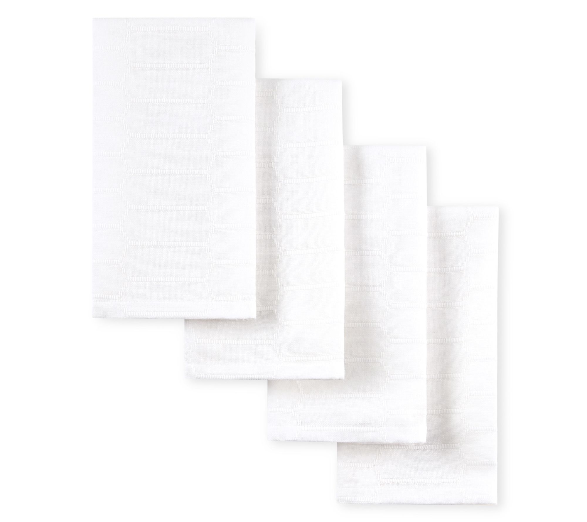 Martha Stewart Honeycomb Modern Farmhouse Napkin 4-Pack Set