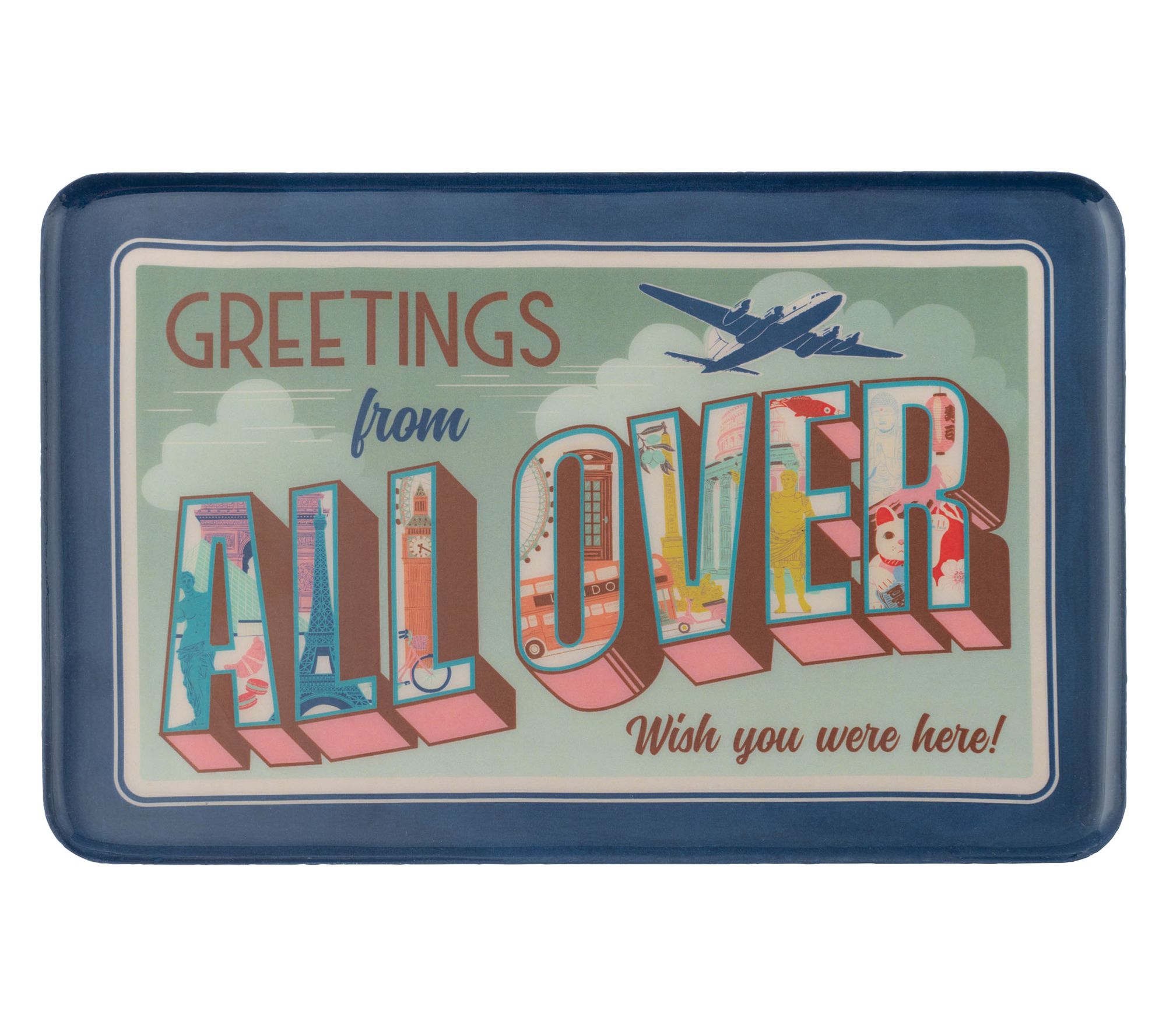 Karma Large Rectangle Enamel Trays