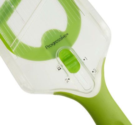 Progressive Adjust-A-Slice Mandoline with Slicing Guard - QVC.com