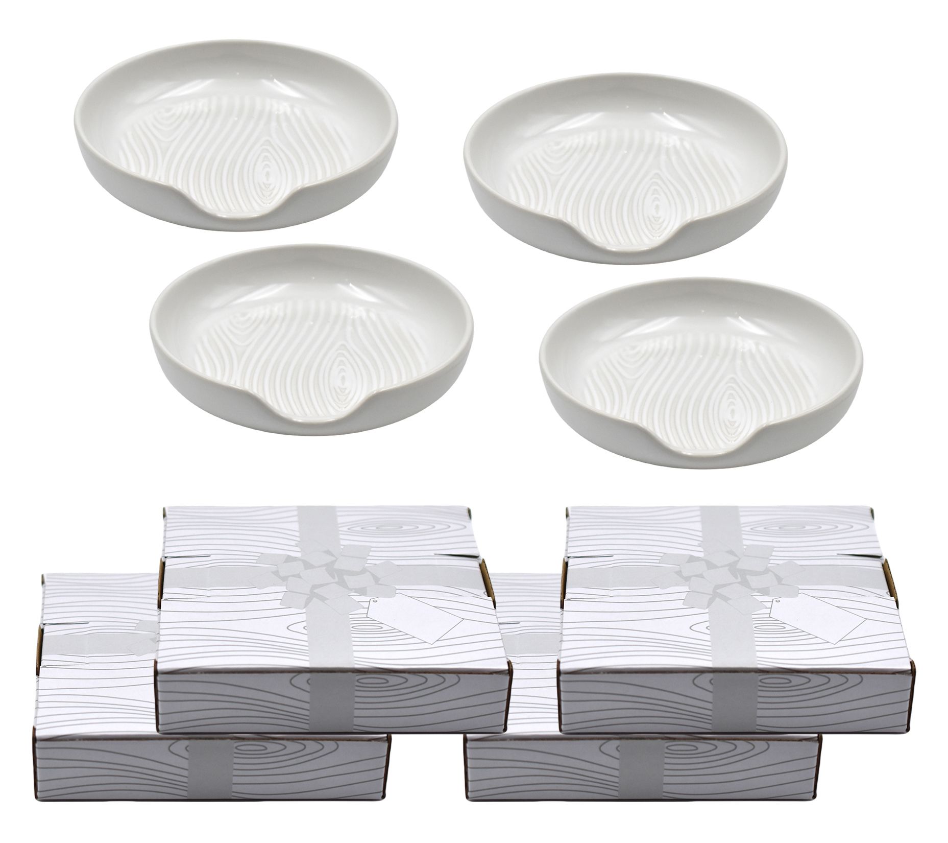 "As Is" Temp-tations Seasonal Set of (4) Spoon Rests