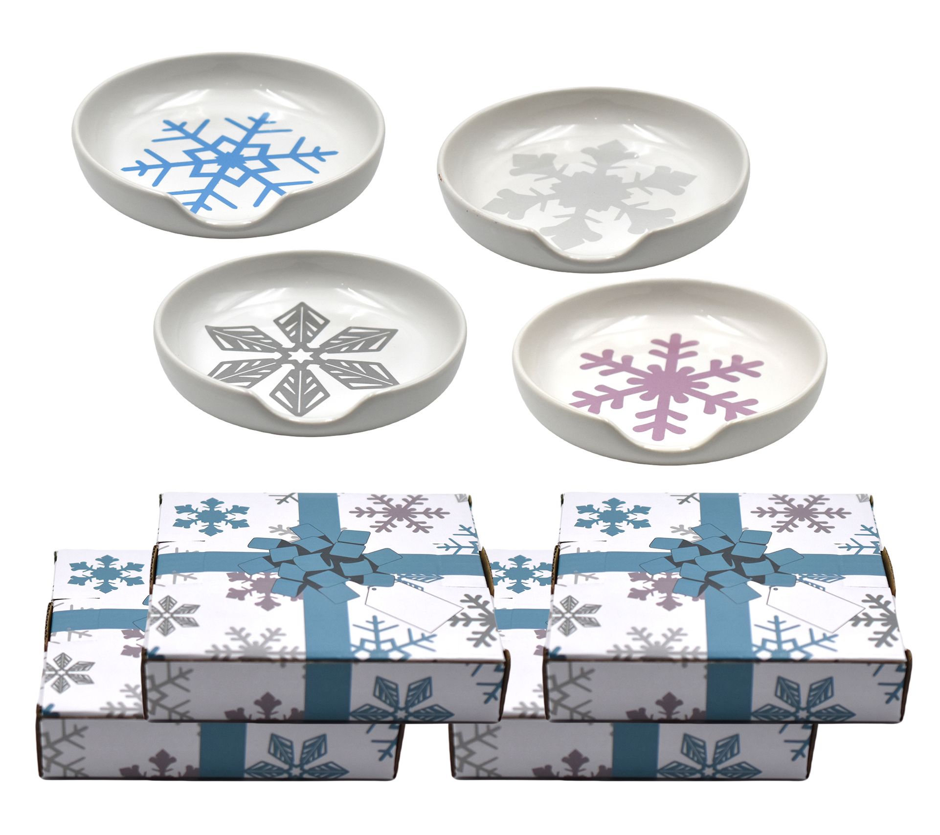 "As Is" Temp-tations Seasonal Set of (4) Spoon Rests