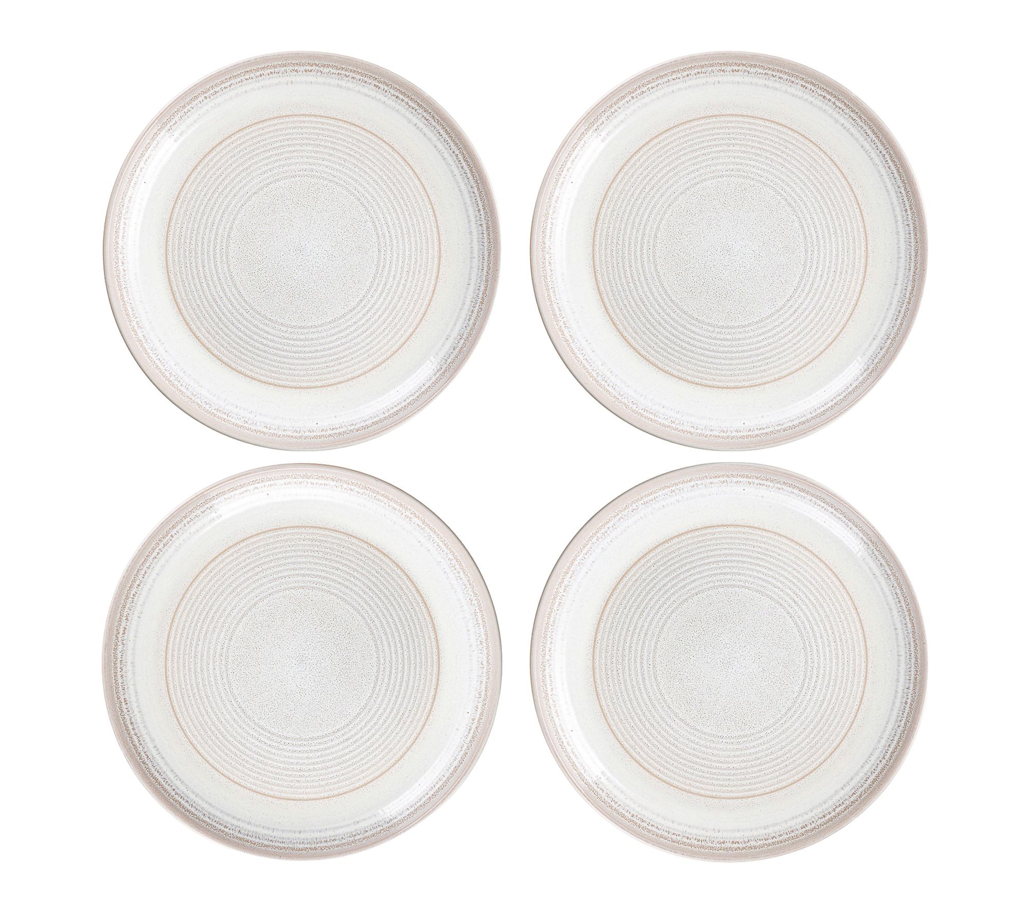 10 Strawberry Street Set of 4 Sun Valley DinnerPlates