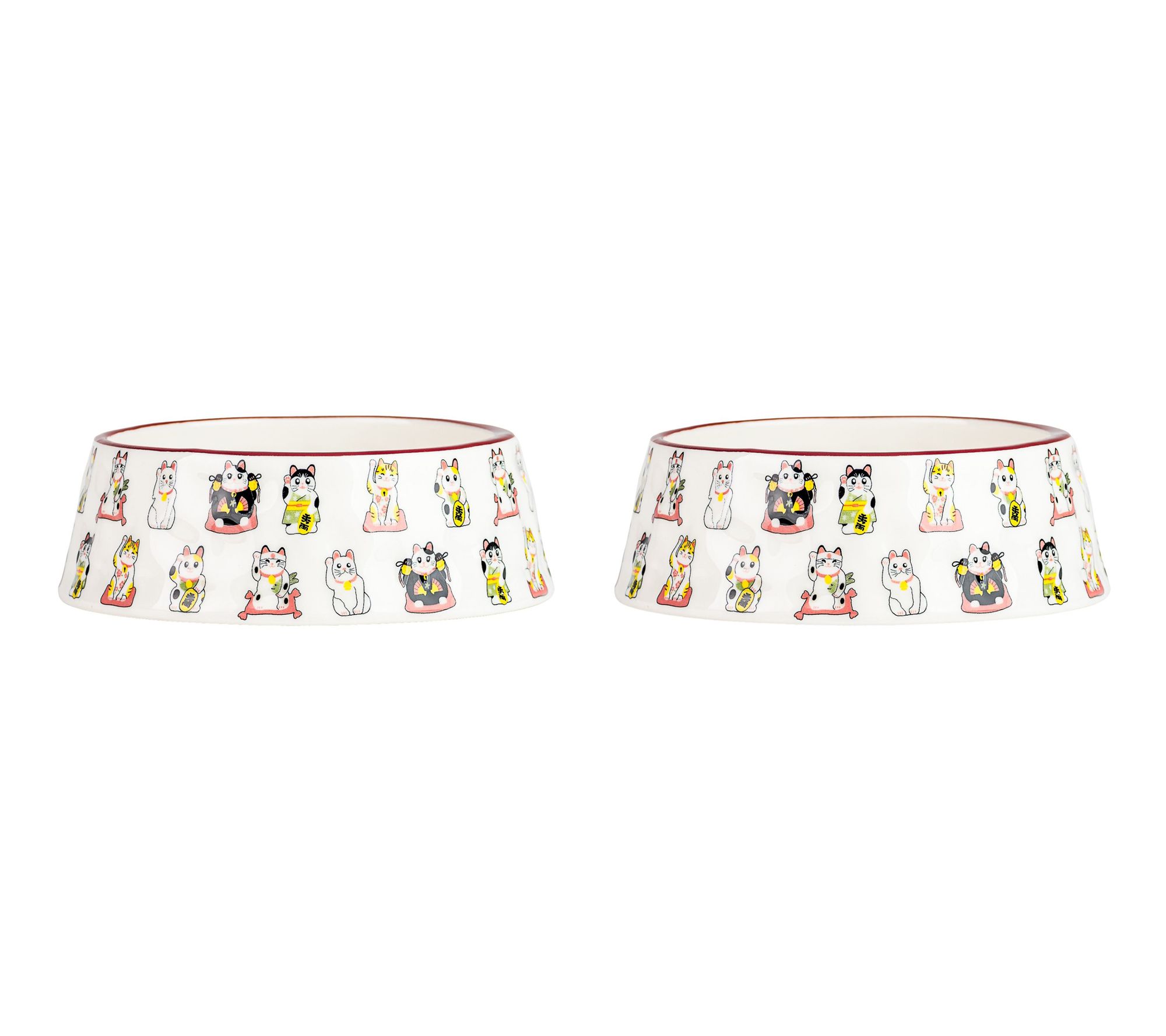 10 Strawberry Street Set of 2 Bella Pet Bowl