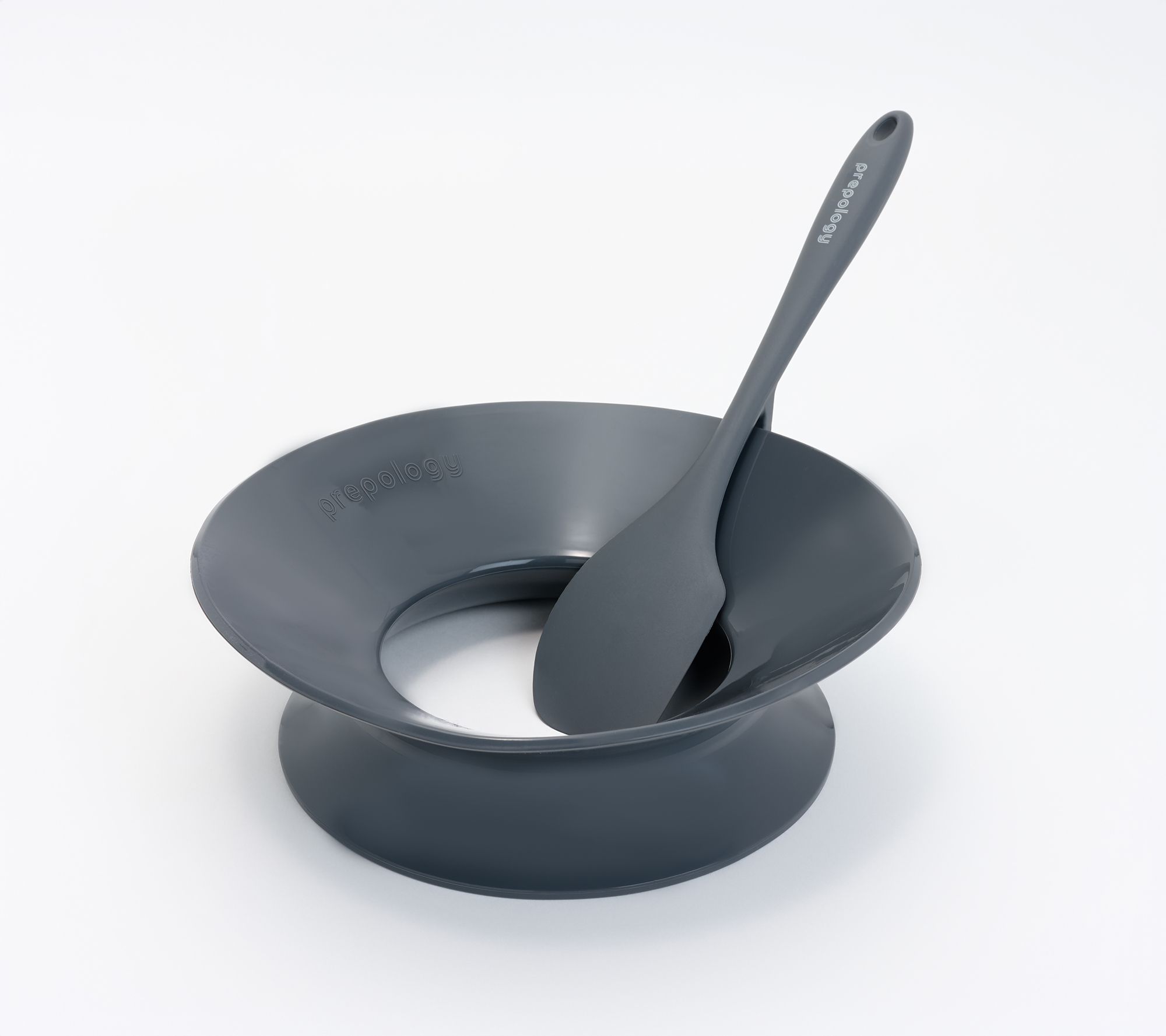 "As Is" Prepology Silicone Bowl Stabilizer w/ Spatula Set