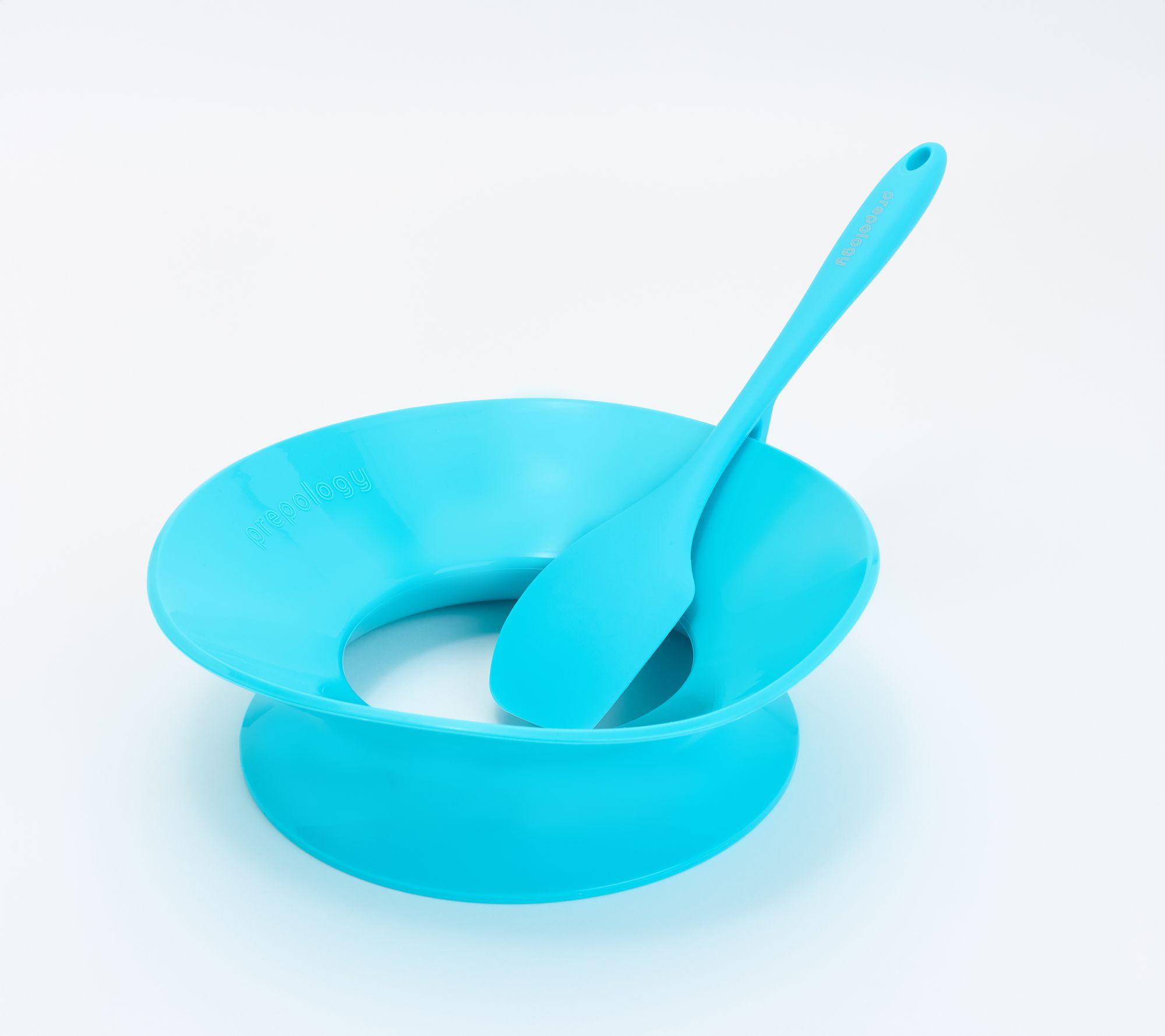 "As Is" Prepology Silicone Bowl Stabilizer w/ Spatula Set