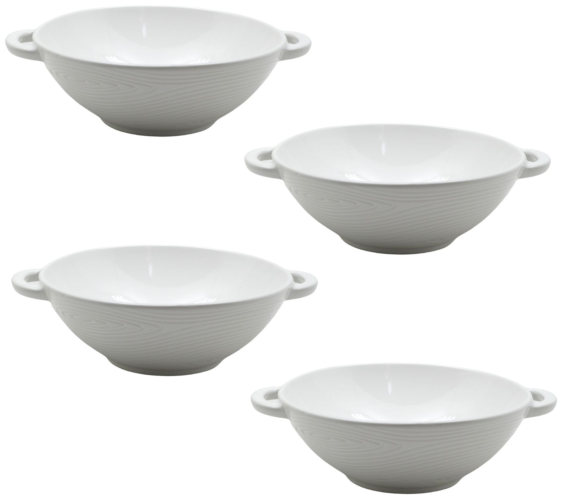 "As Is" Temp-tations Set of (4) 24-oz Wok Bowls