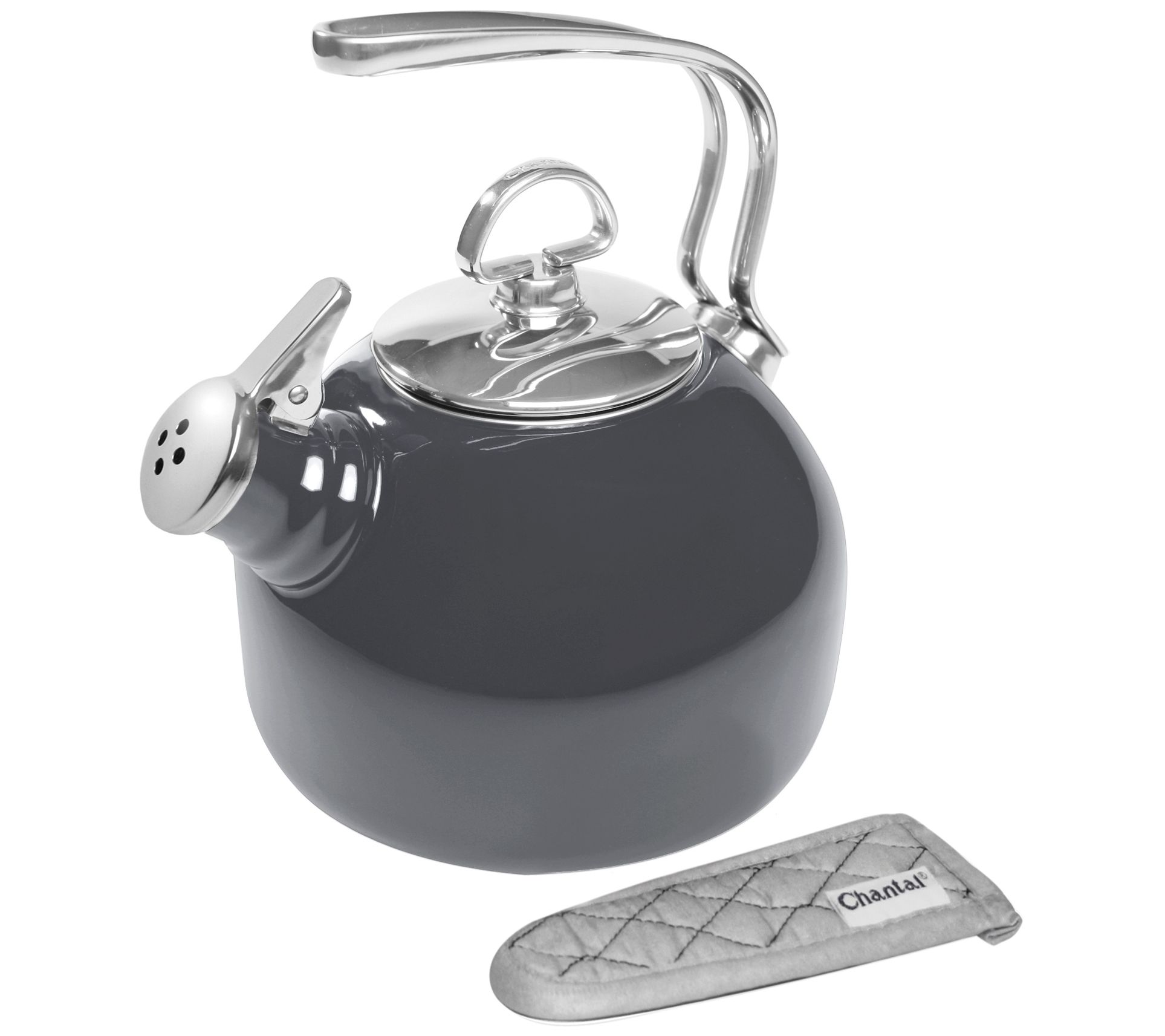 Chantal 1.8-qt Enamel-on-Steel Classic Tea Kettle