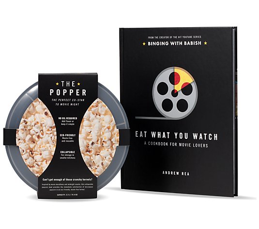 W&P Eat What You Watch Book & The Popper Set