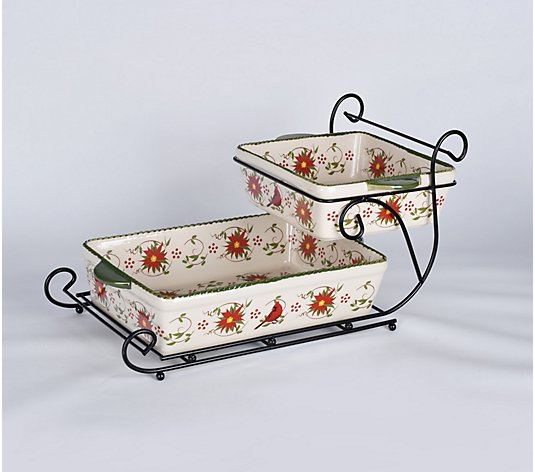 Temp-tations Special Edition Sleigh with 11x7" and 7x7" Bakers