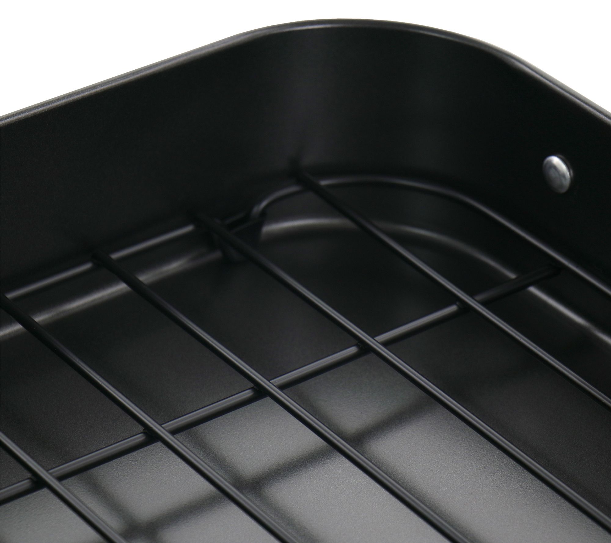 Le Creuset 16.25x13.25 Large Roasting Pan with Nonstick Rac