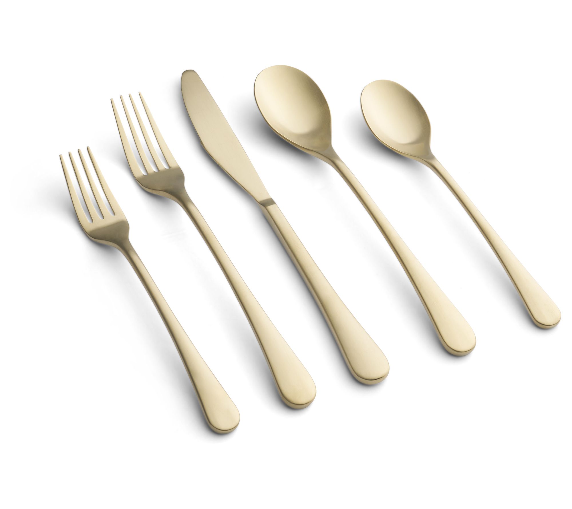 Cambridge Silversmiths Xyla Champagne Satin 20- c Flatware Set