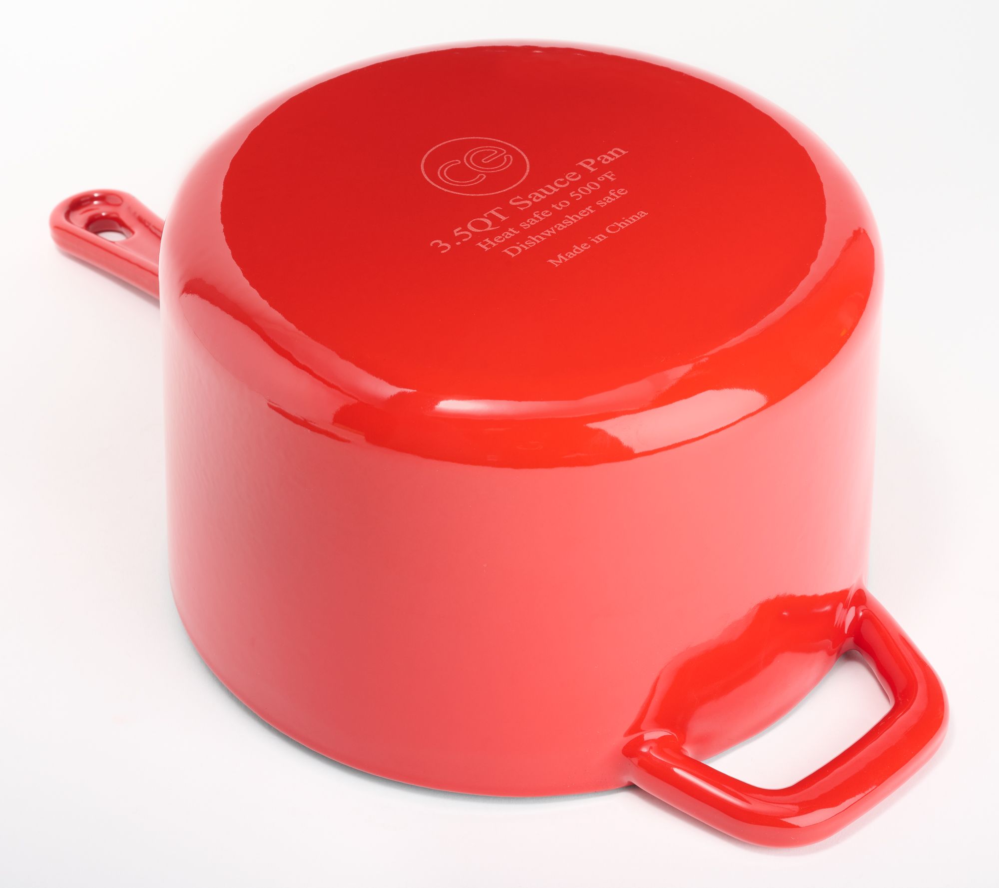 Cook's Essentials 3.5-qt Covered Cast Iron Sauce Pan