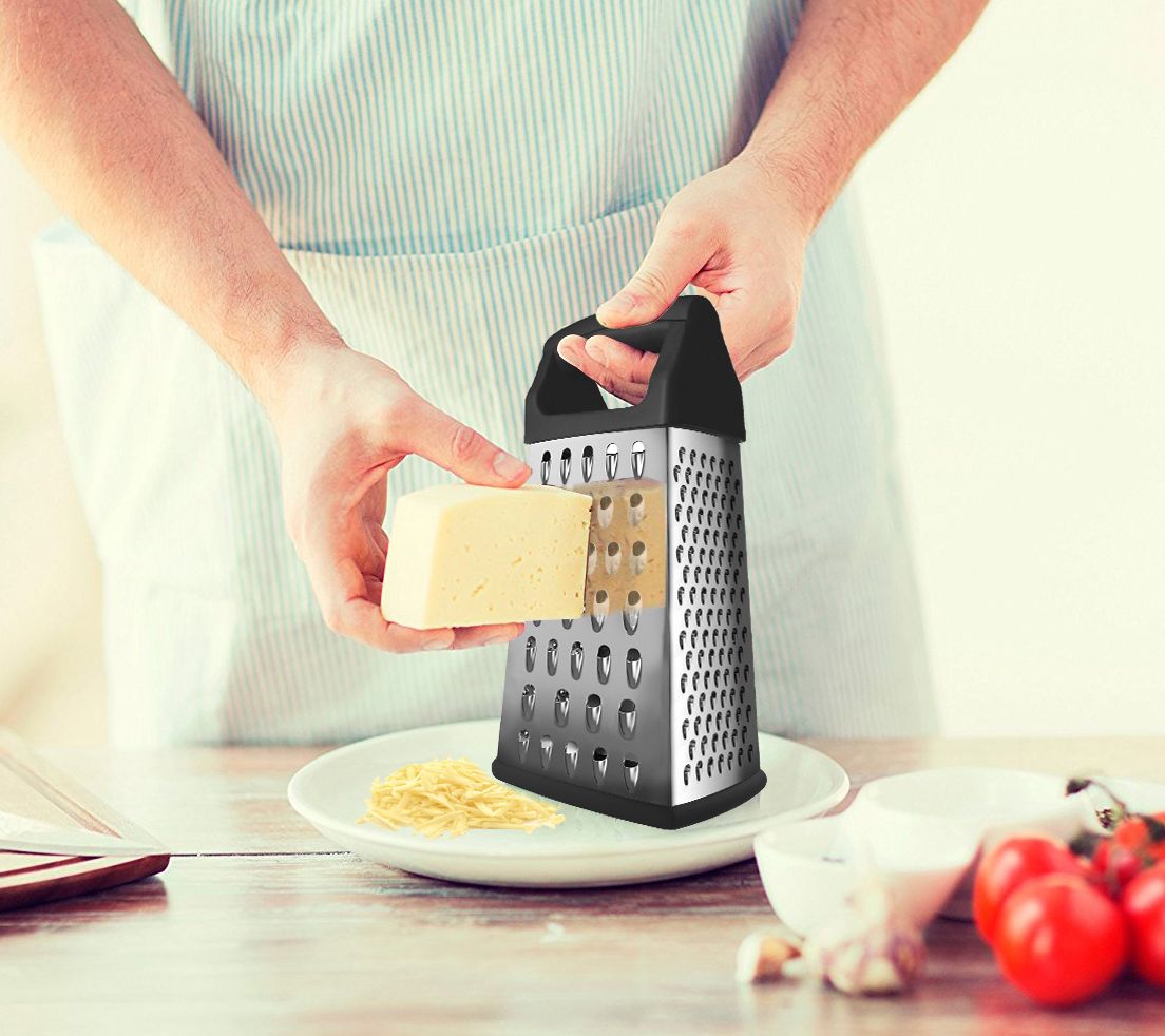 Cuisipro Silver 4 Sided Box Grater