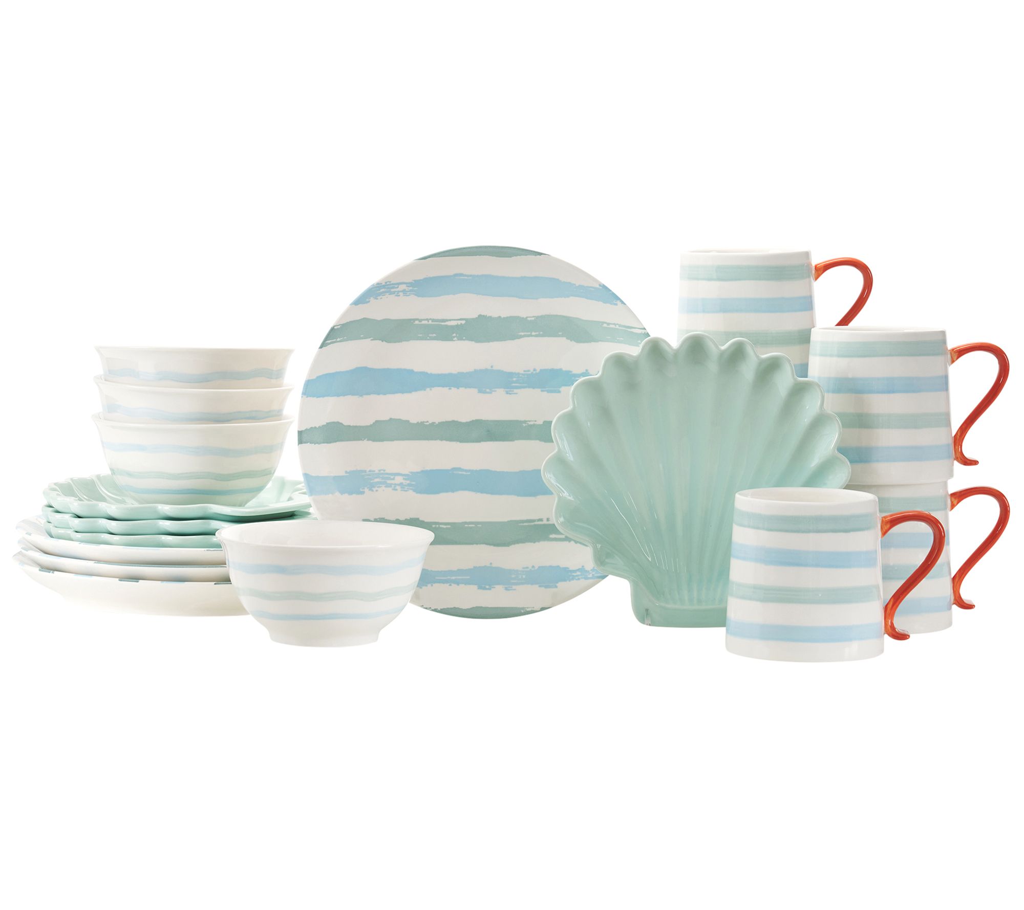 Baum Ocean Afternoon - 16pc Dinnerware Set