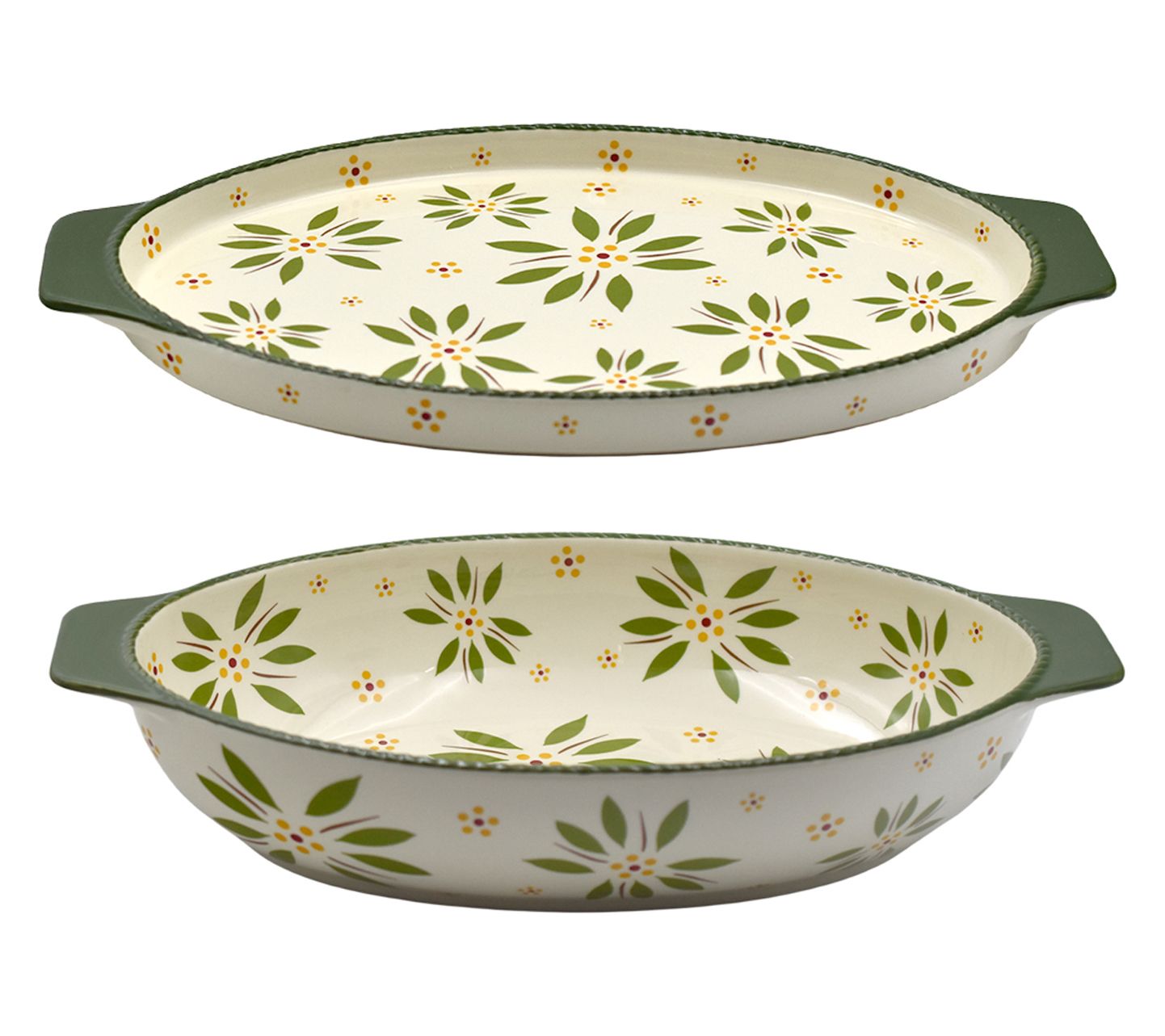 Temp-tations Old World 3-qt Shallow Casserole with Lid-It