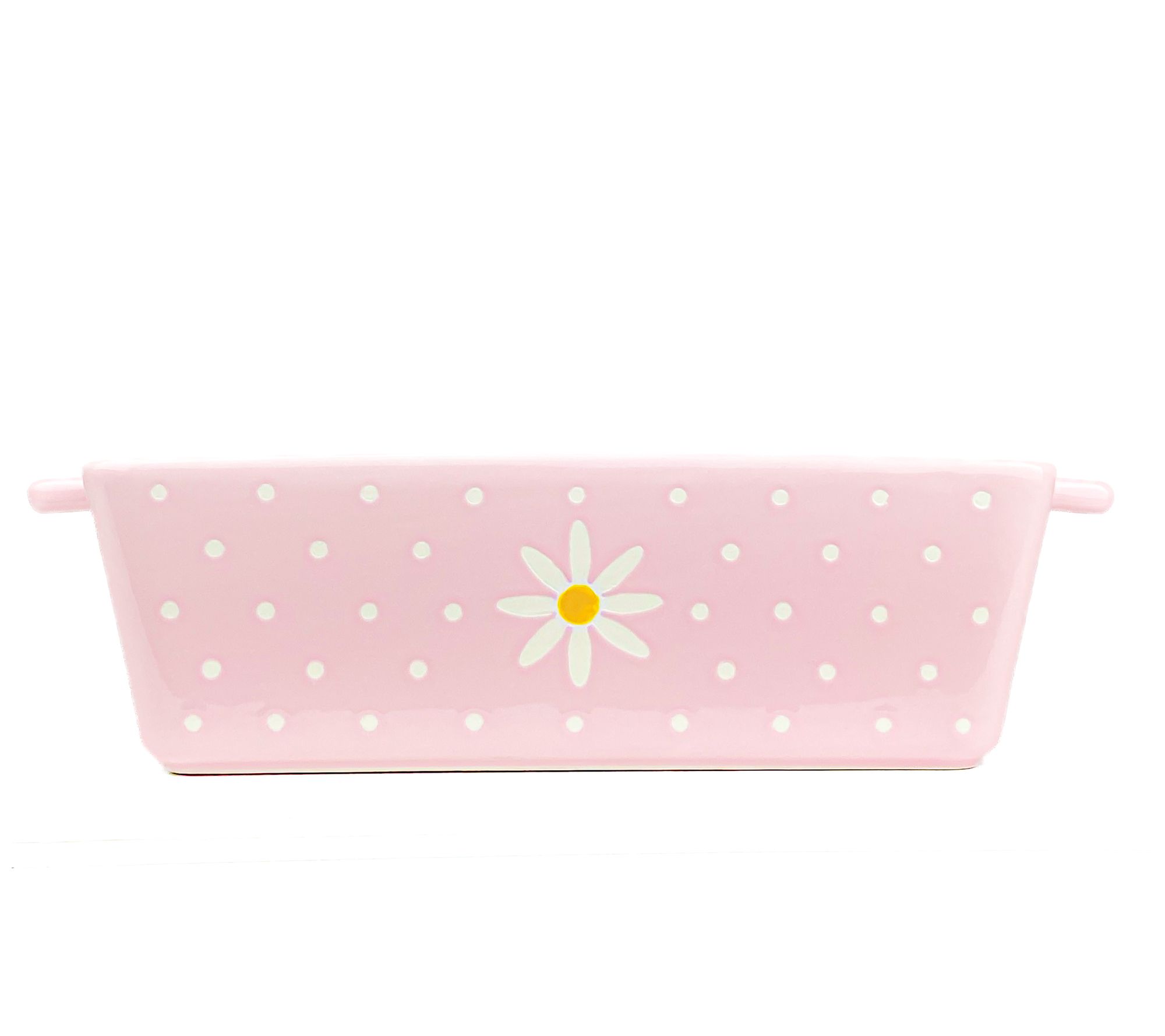 10 Strawberry Street Daisy Polka Dot Loaf Pan Baker