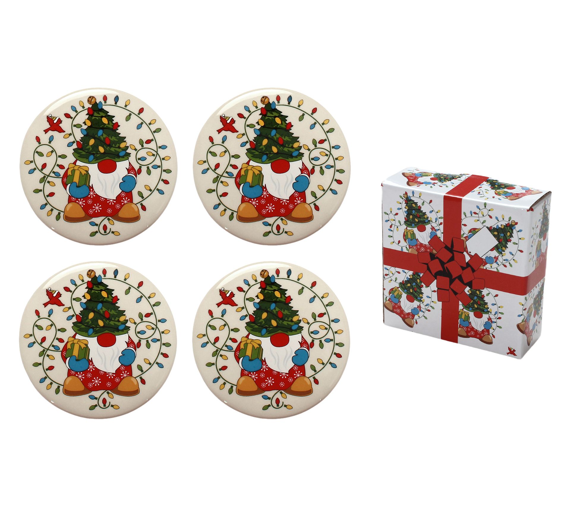 "As Is" Temp-tations Seasonal Set of (4) Coasters