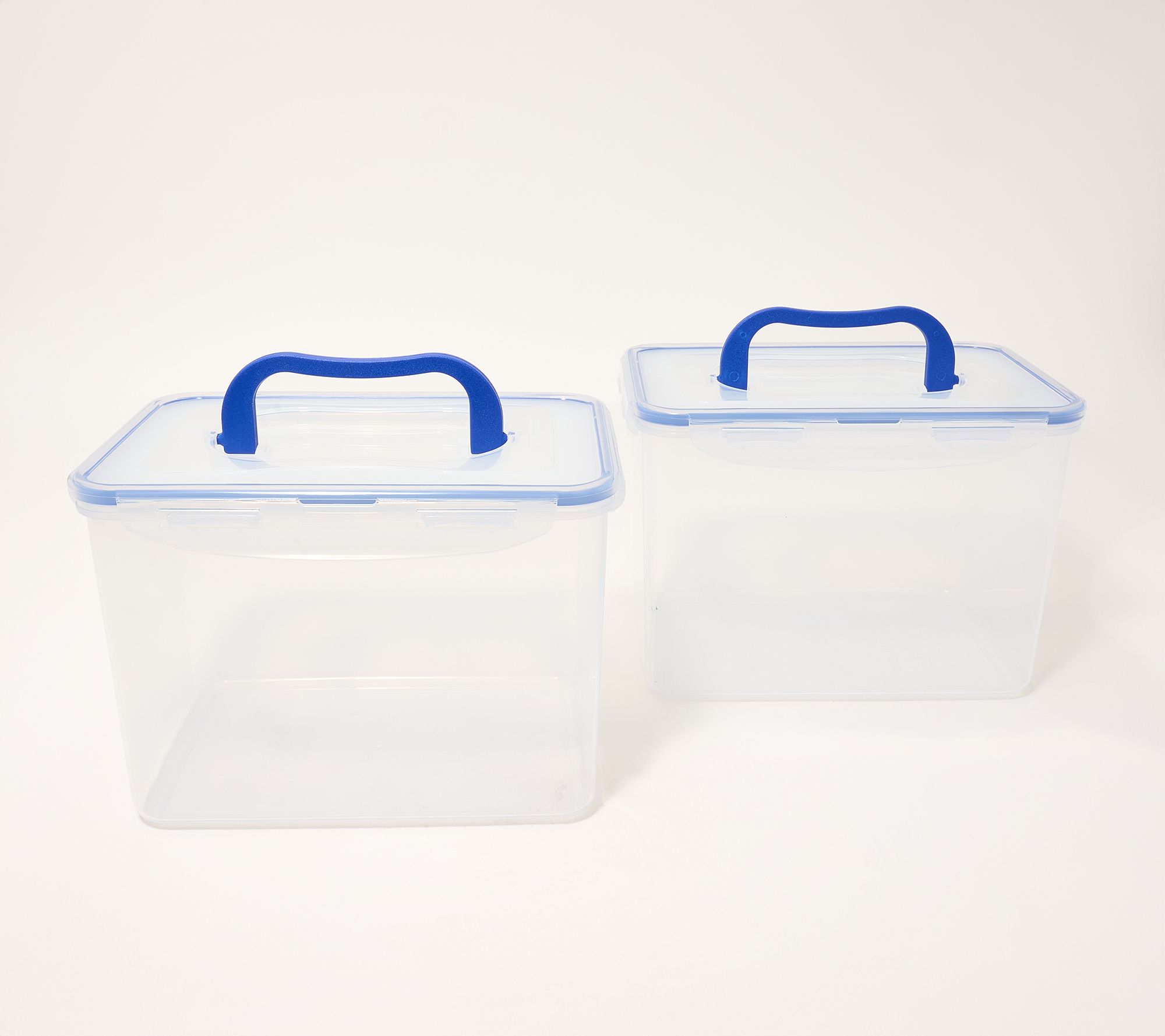 LocknLock Set of (2) 16.5cup Storage Container w/ Handle Lid