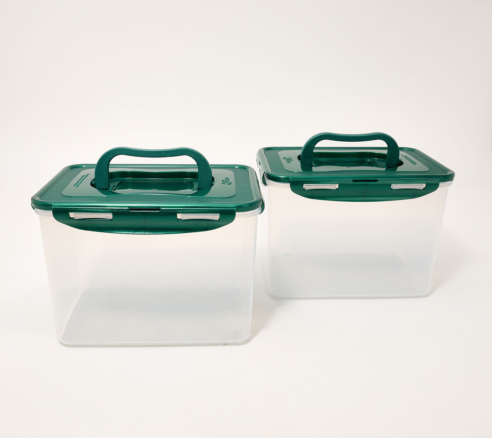 LocknLock Set of (2) 16.5cup Storage Container w/ Handle Lid | QVC