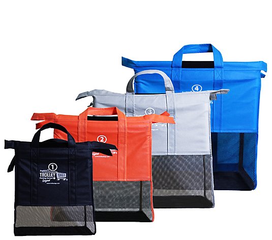 BergHOFF 4-Piece Reusable Grocery Cart TrolleyBags