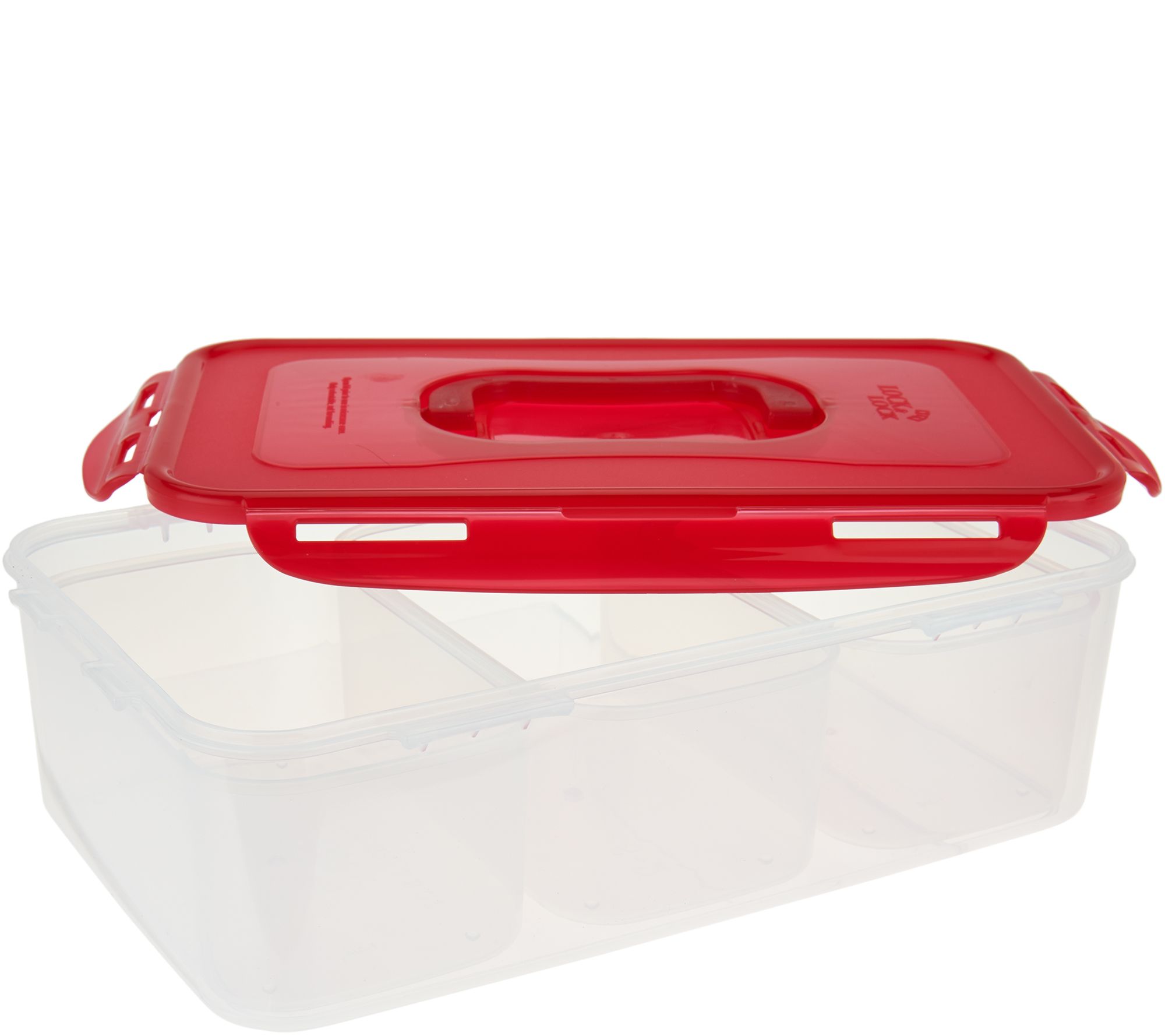 LocknLock) Food Containers Square Lunch Box Set / 3 Tier (with ice pack  -823