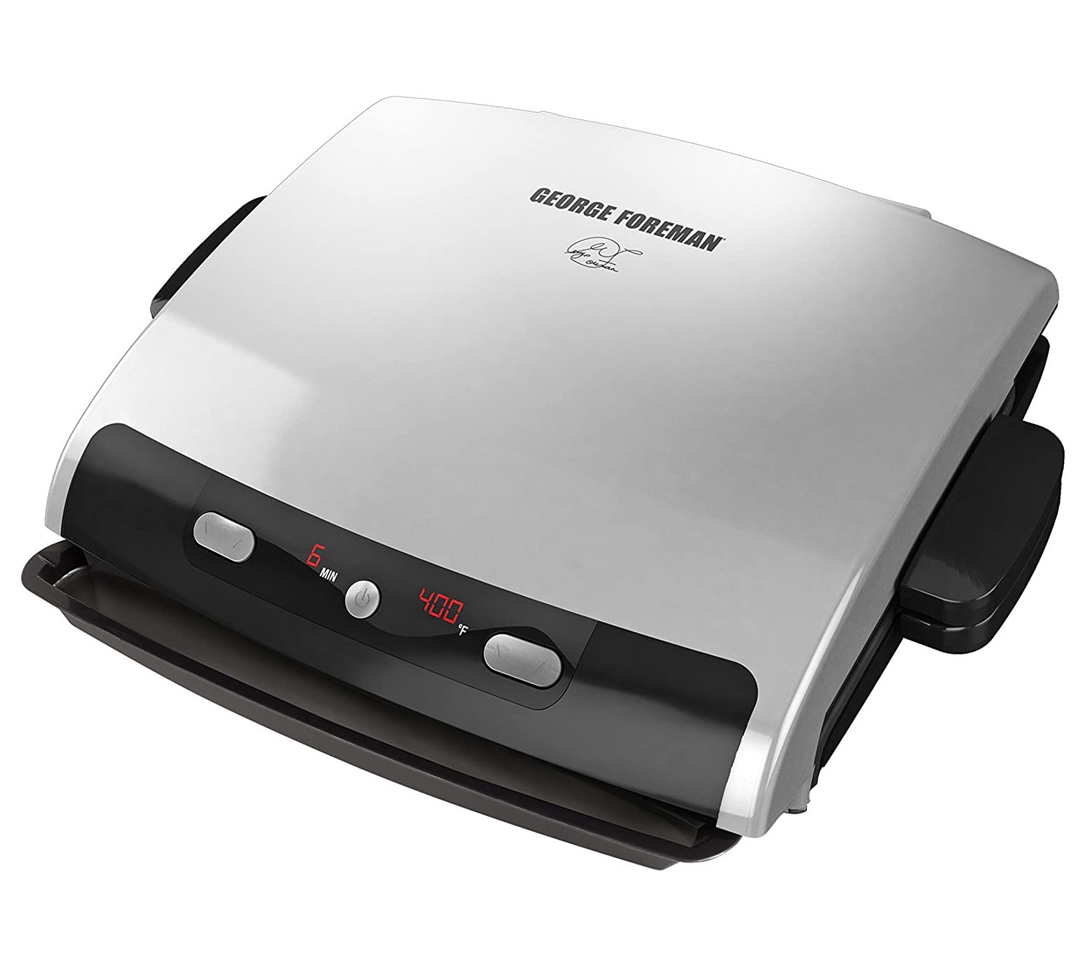 George Foreman 15 Serving Indoor/Outdoor Electric Grill with David