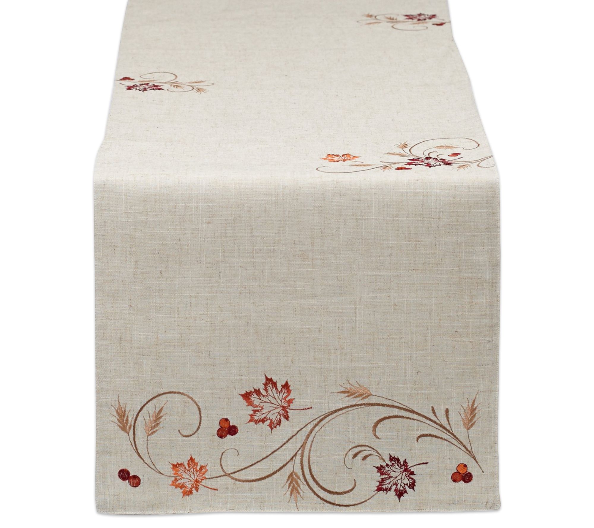 Design Imports 14x108" Autumn Wheat Table Runner