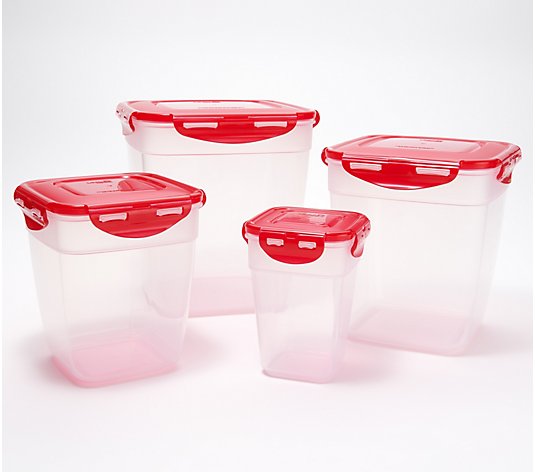 1/4Pcs Dream Lifestyle Plastic Food Storage Containers with