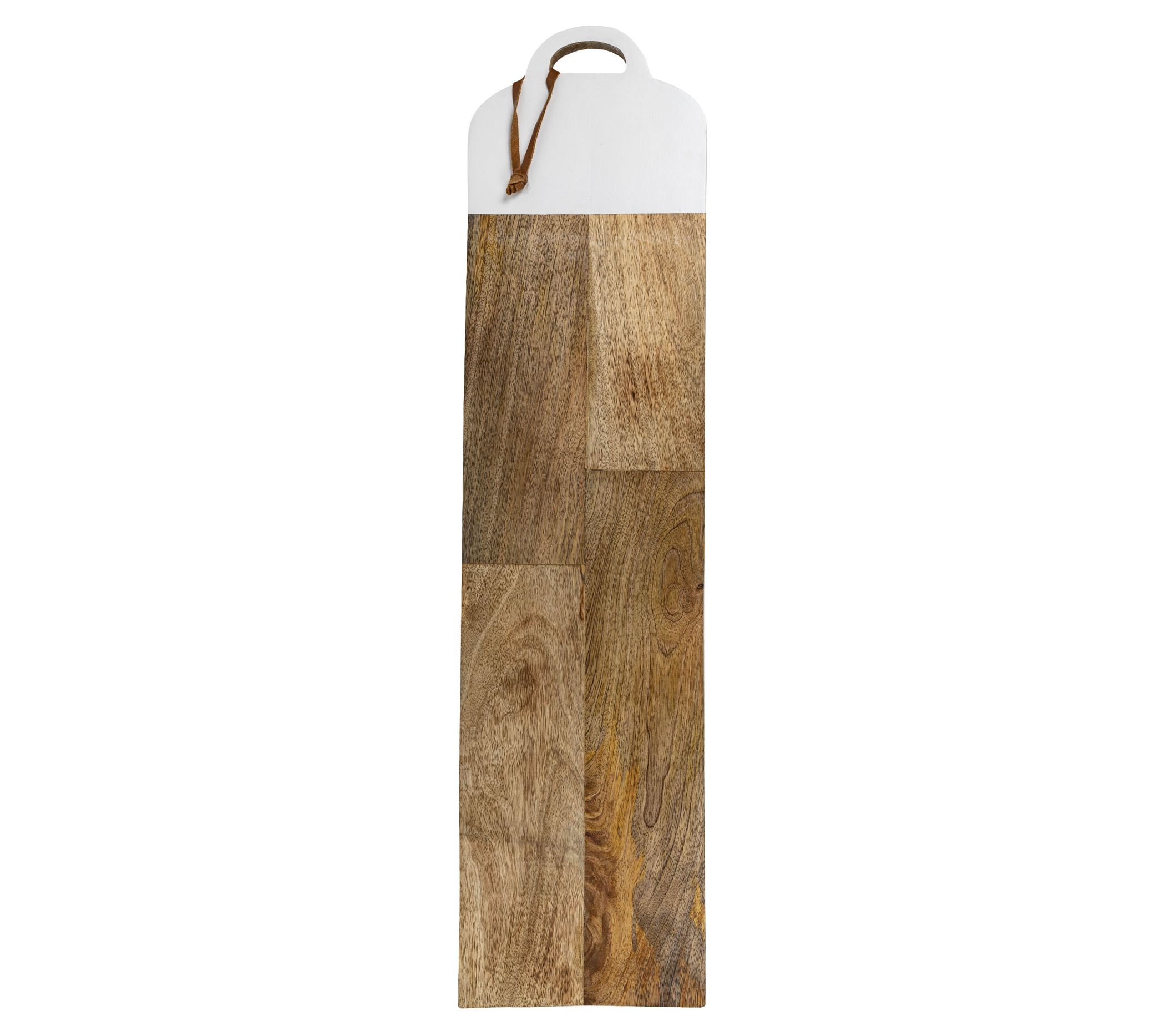 Foreside Home & Garden White Gloss Oversized Cutting Board