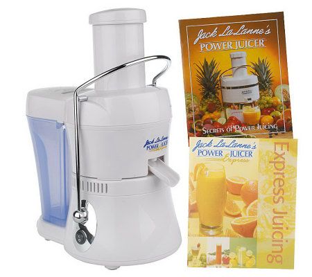 Jack Lalanne's Power Juicer Express with 2 Recipe Books - QVC.com