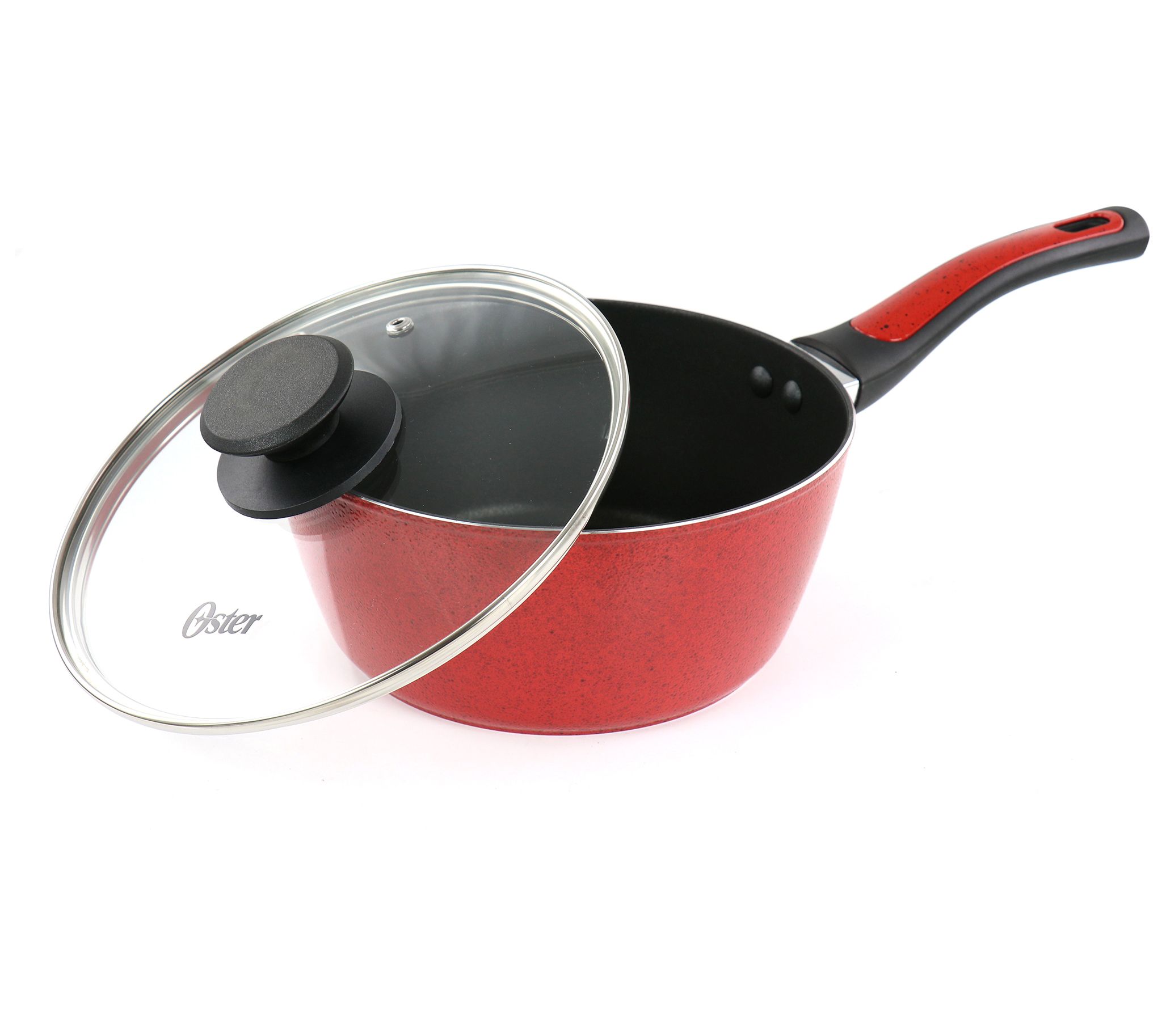 Oster Anetta 2.5 Quart Nonstick Saucepan with Lid in Navy Blue