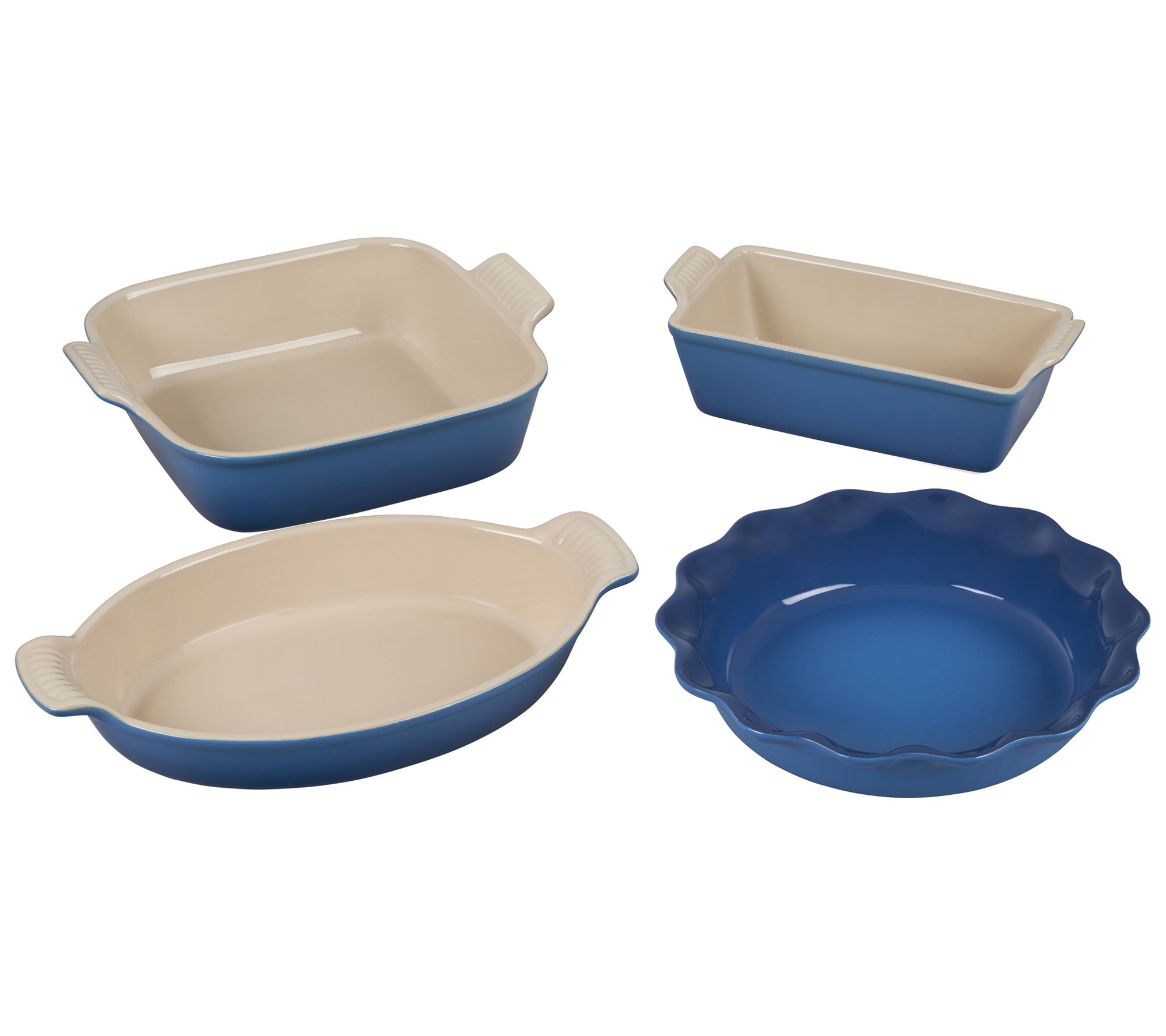 Le Creuset Gourmand 4-Piece HeritageBakeware Set