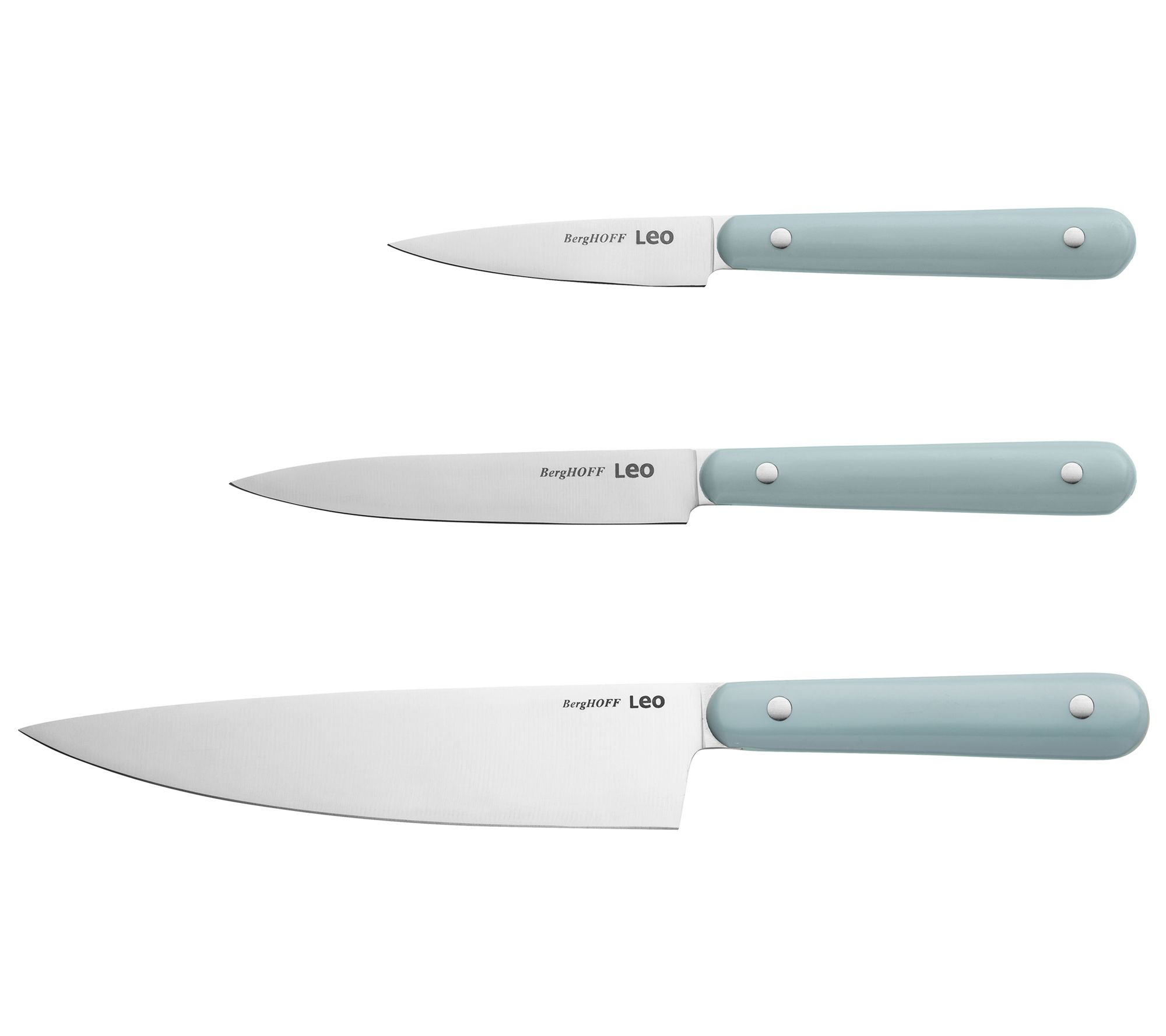 BergHOFF Stainless Steel 3Pc Starter Knife Set