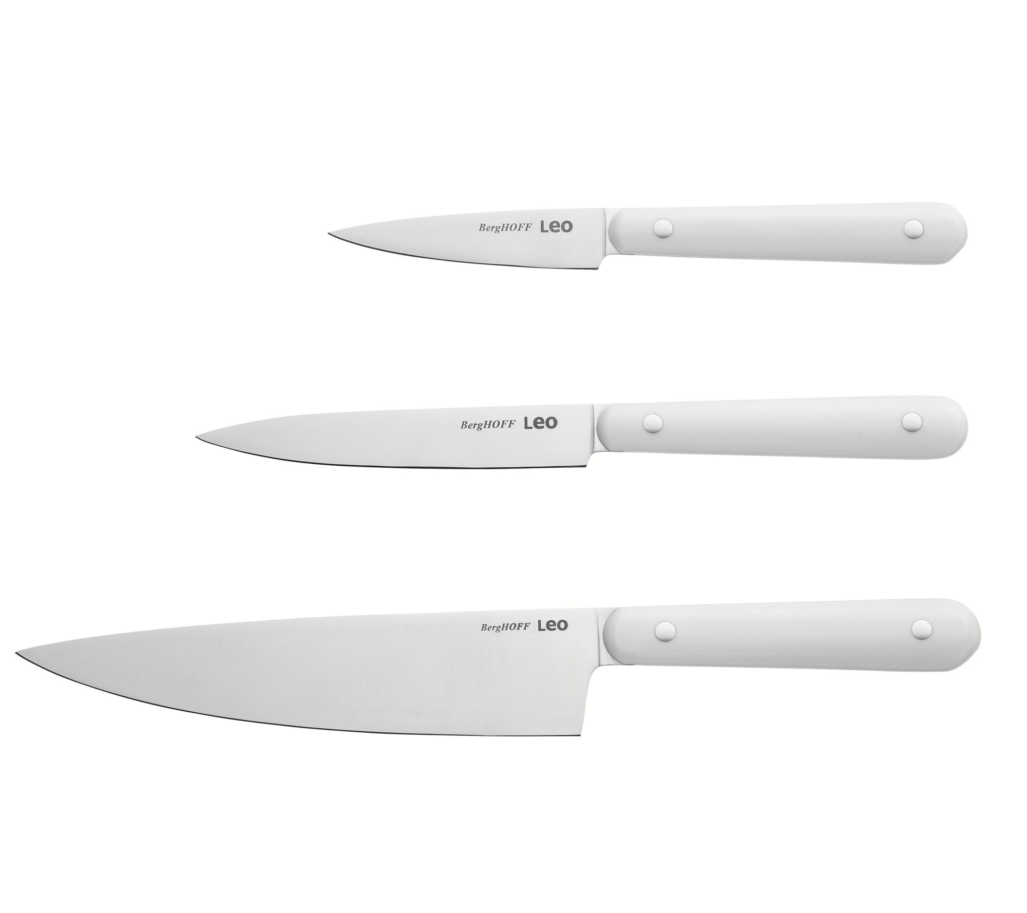 BergHOFF Stainless Steel 3Pc Starter Knife Set