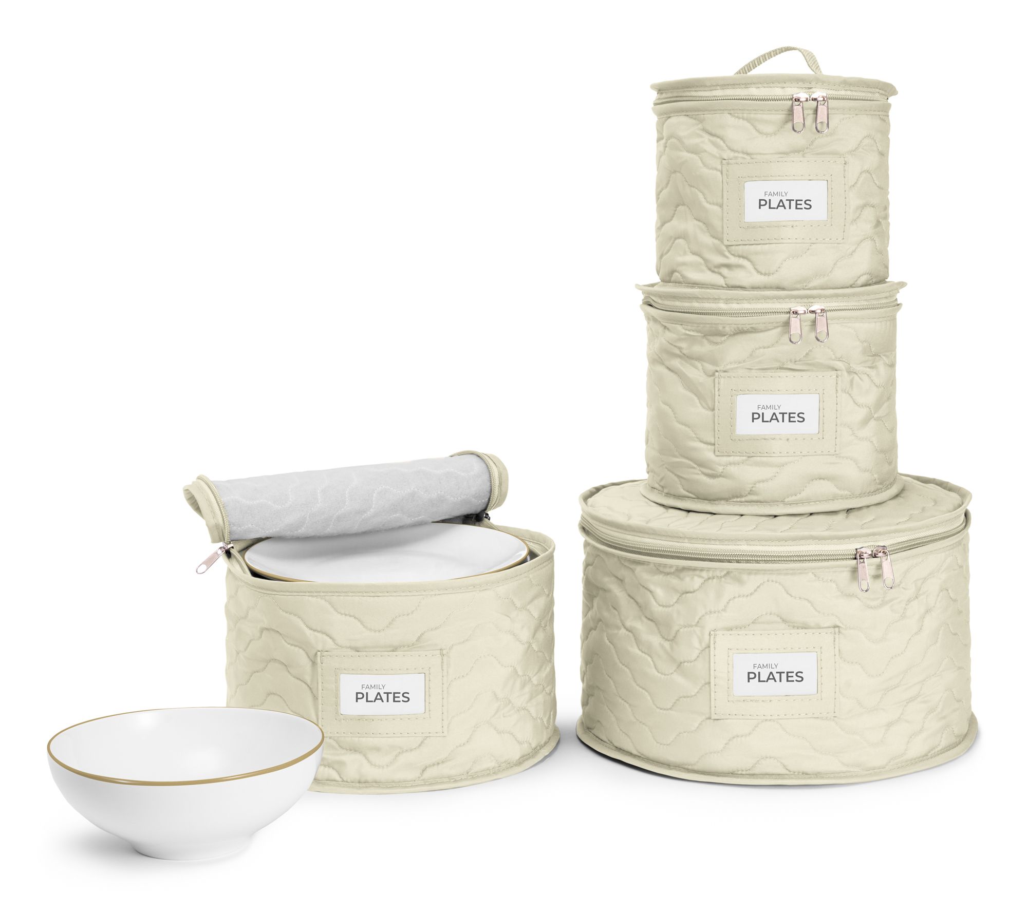 Sorbus China Storage Organizing Containers 4 Piece Set