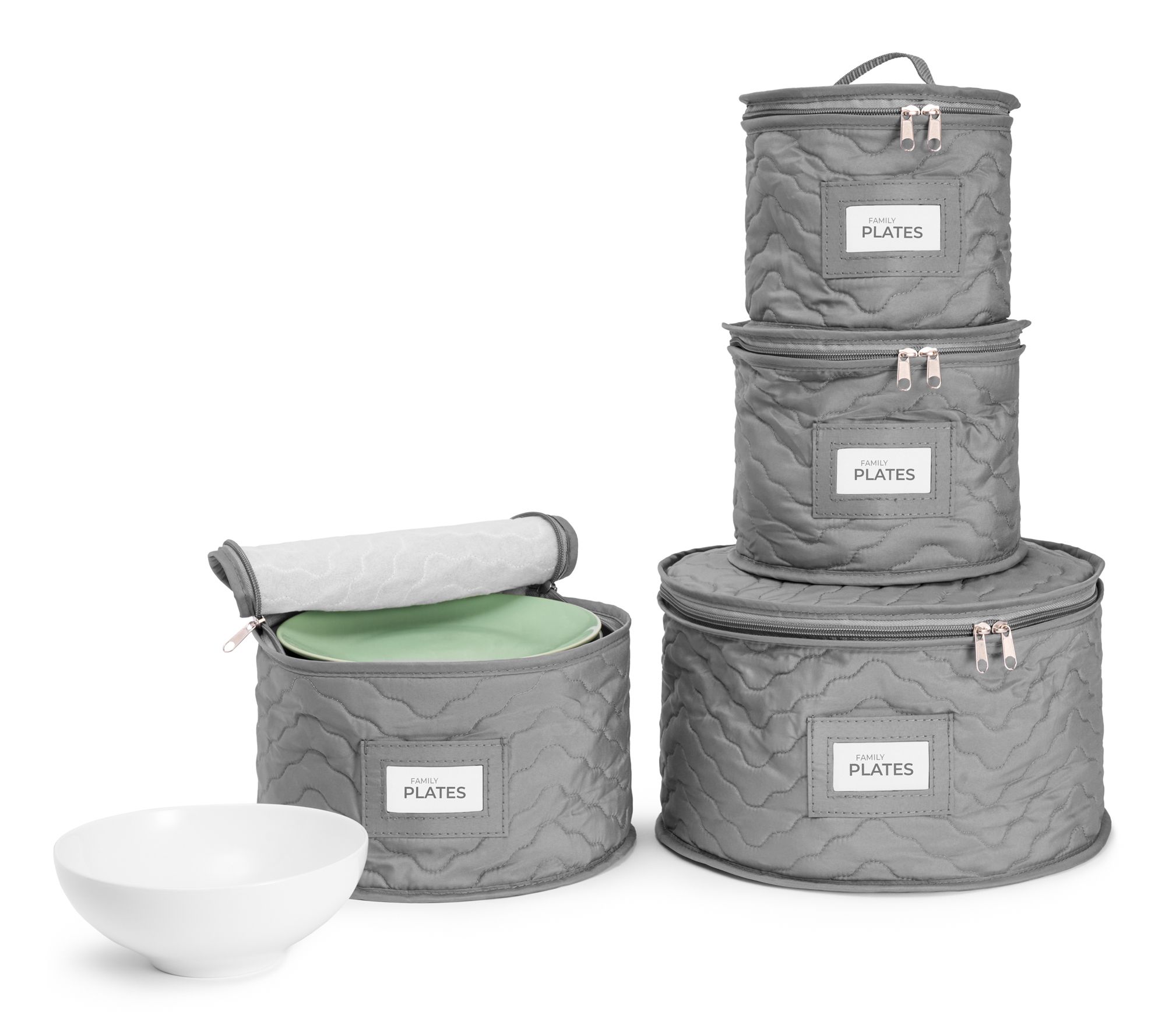 Sorbus China Storage Organizing Containers 4 Piece Set