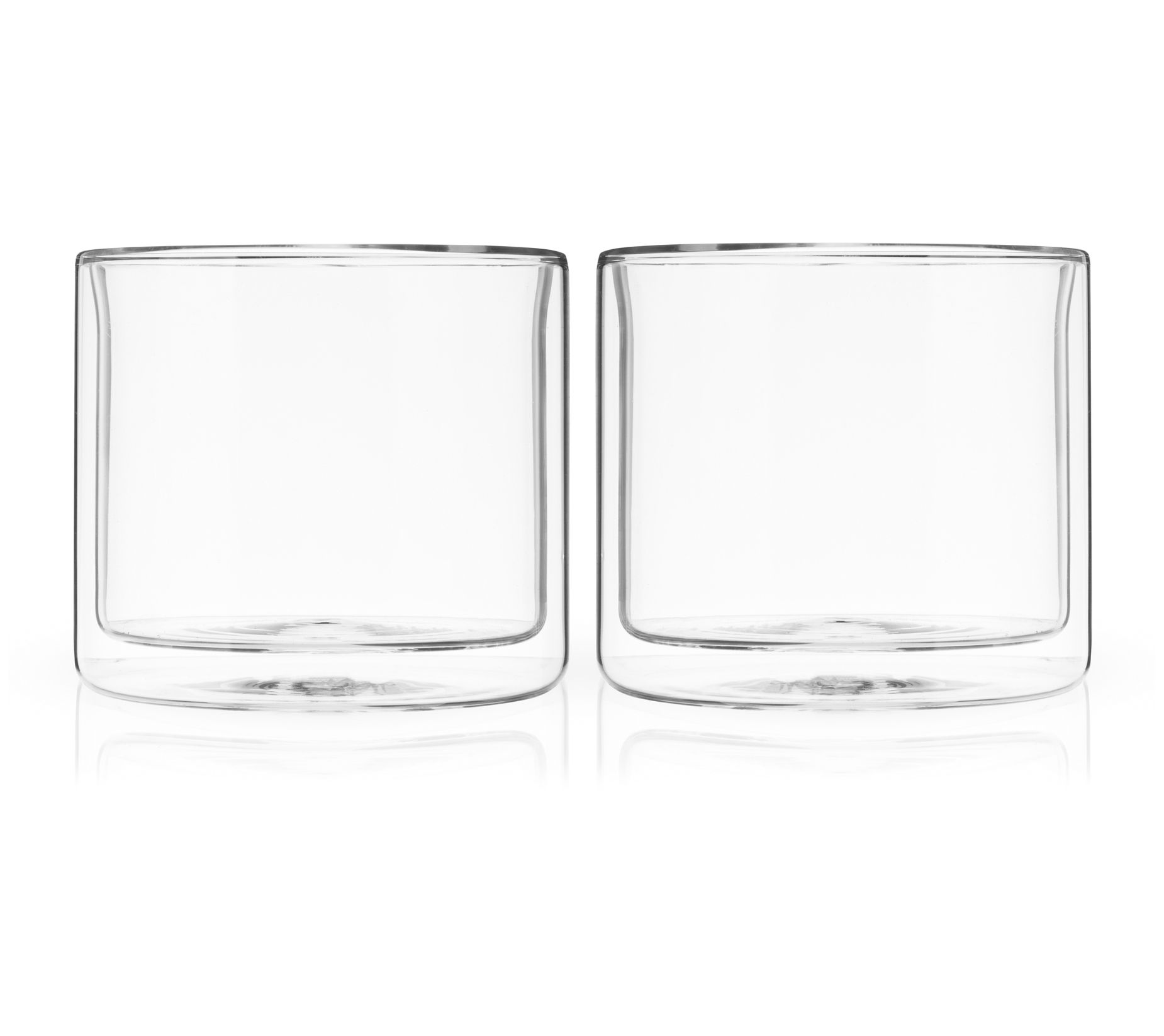 True Double Walled Old-Fashioned Glasses Set of 2