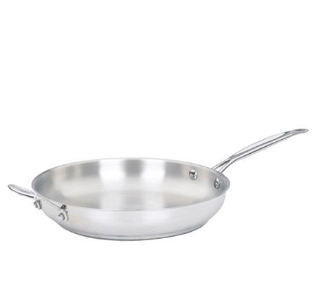 Cuisinart Chef's Classic Stainless 12 Skillet with Cover