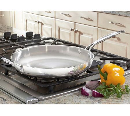 Cuisinart Chef's Classic Stainless 12 Skillet with Cover