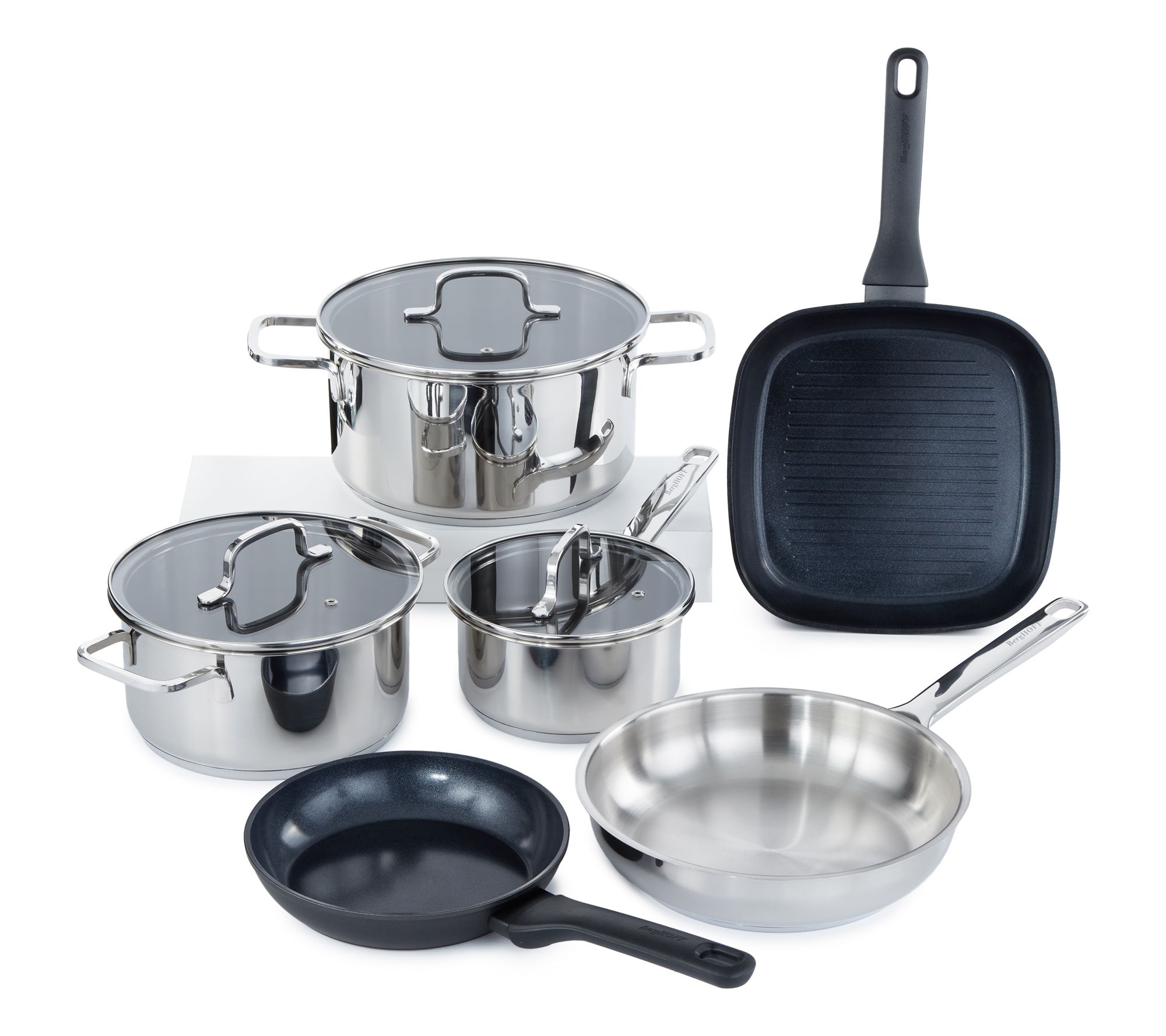 BergHOFF DiNA Helix Recycled 9pc Cookware Set