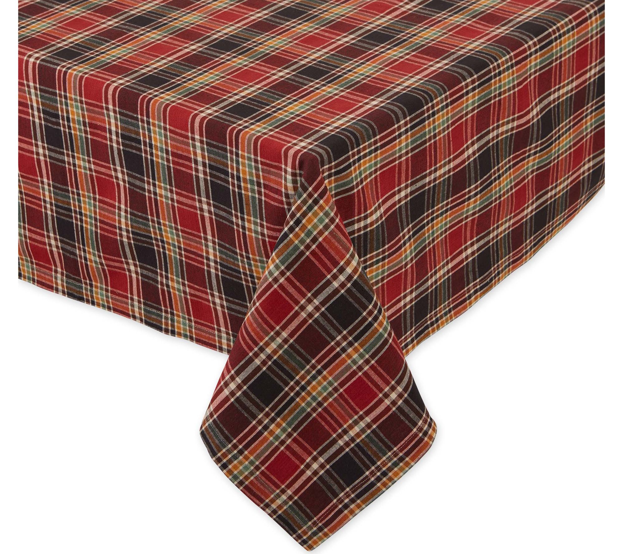 Design Imports High Country Plaid Tablecloth -60 X 84