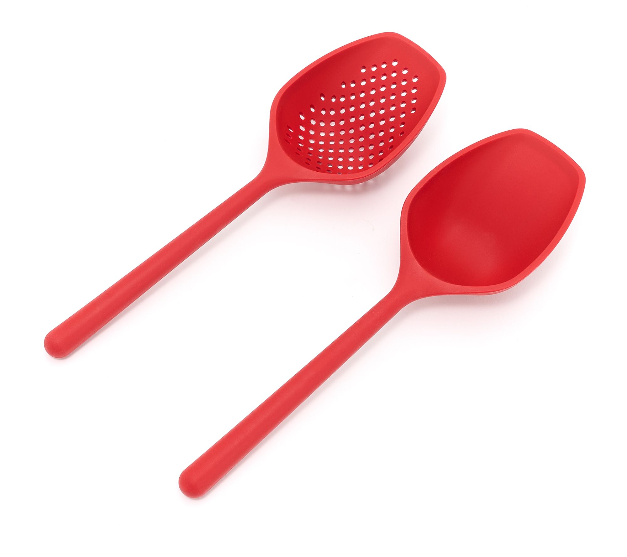 Kochblume Set of (2) 12" Silicone Scoop & Strain Tools