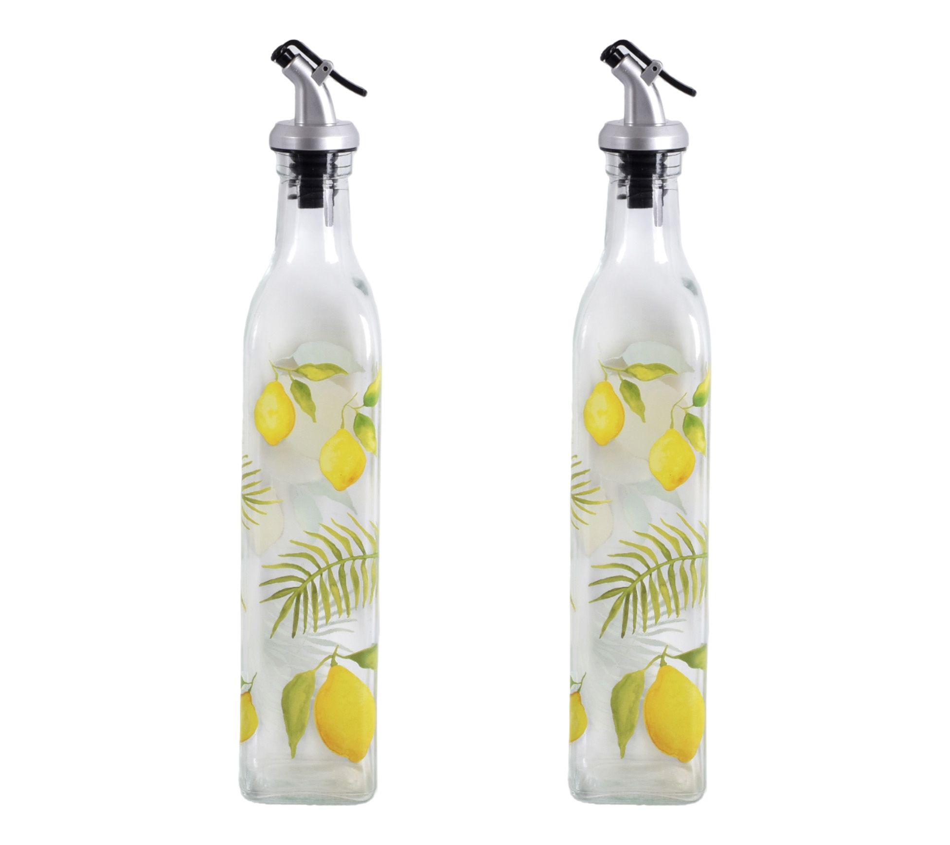 Temp-tations Set of 2 Glass Oil Dispenser Bottles